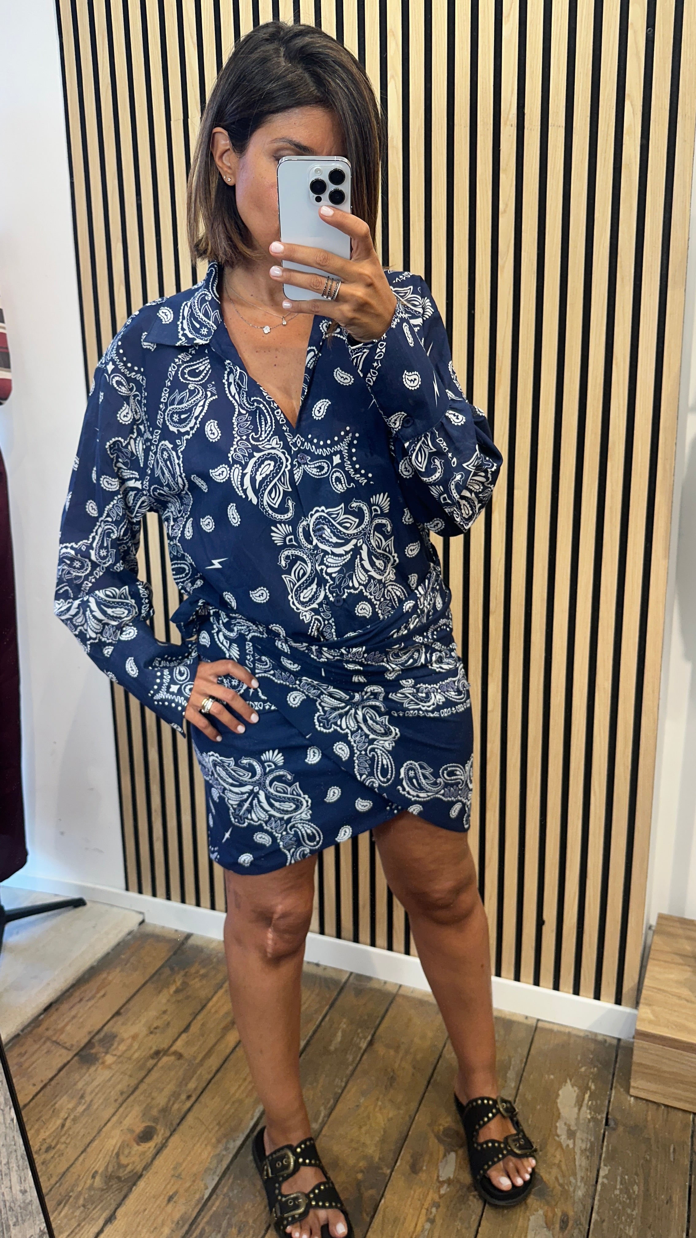 LEVH - Completo Clamecy - BANDANA BLU