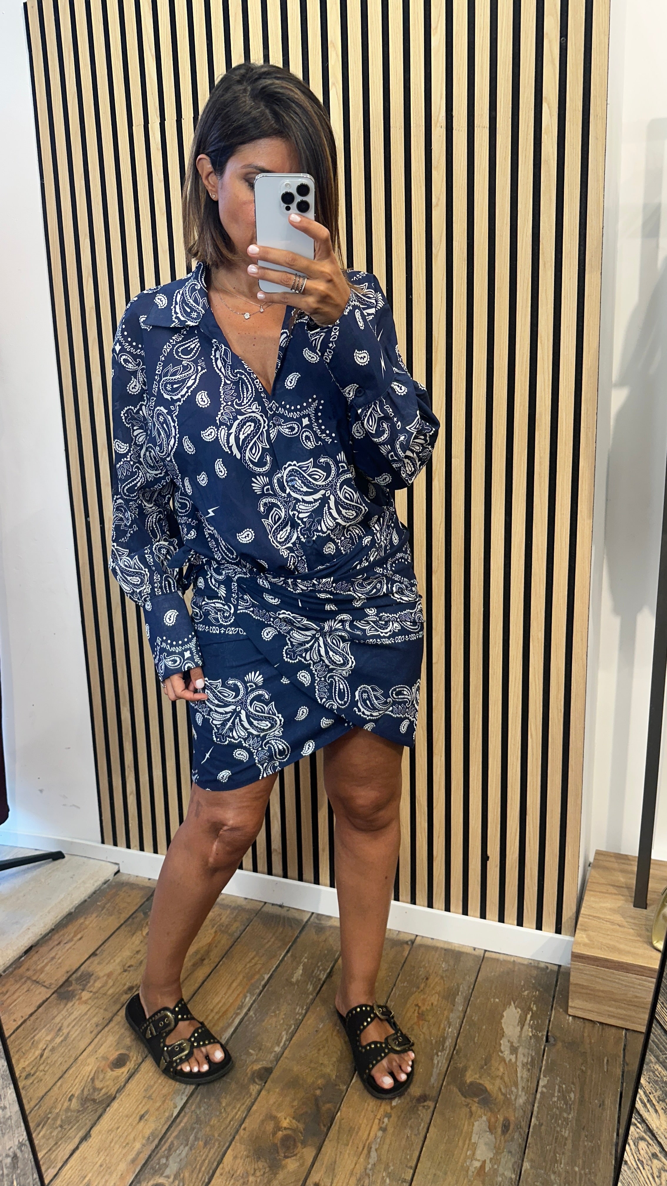 LEVH - Completo Clamecy - BANDANA BLU