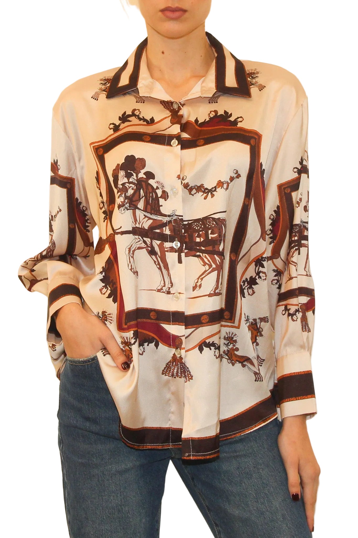 LEVH - CAMICIA ELMAS - FANTASIA PANNA