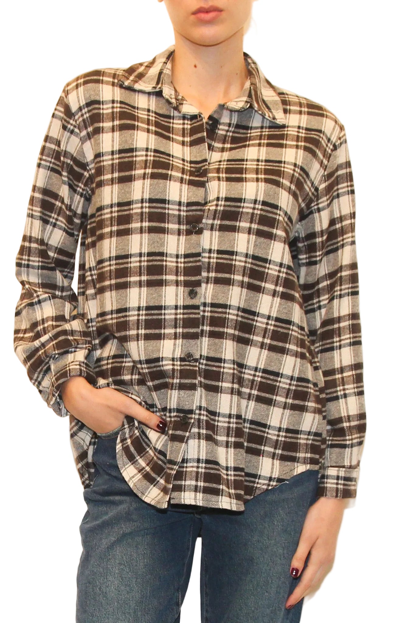 LEVH - CAMICIA FAVER - SCOZZESE BIA/MO