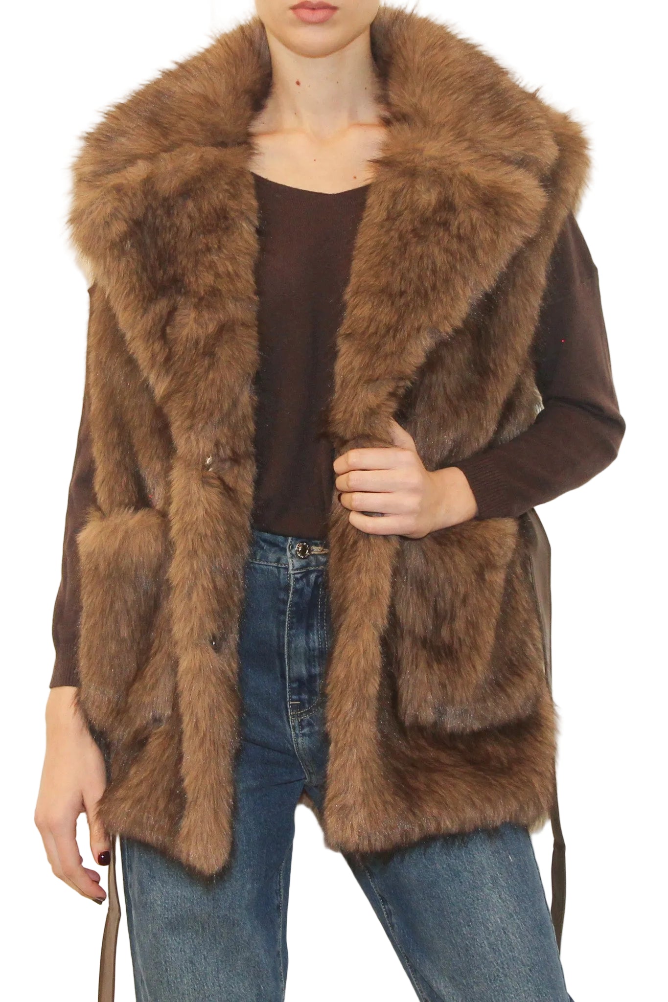LEVH - GILET ALIX - CAMEL