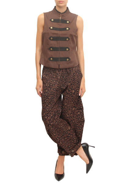 LEVH - Pantalone Posie - animalier moro
