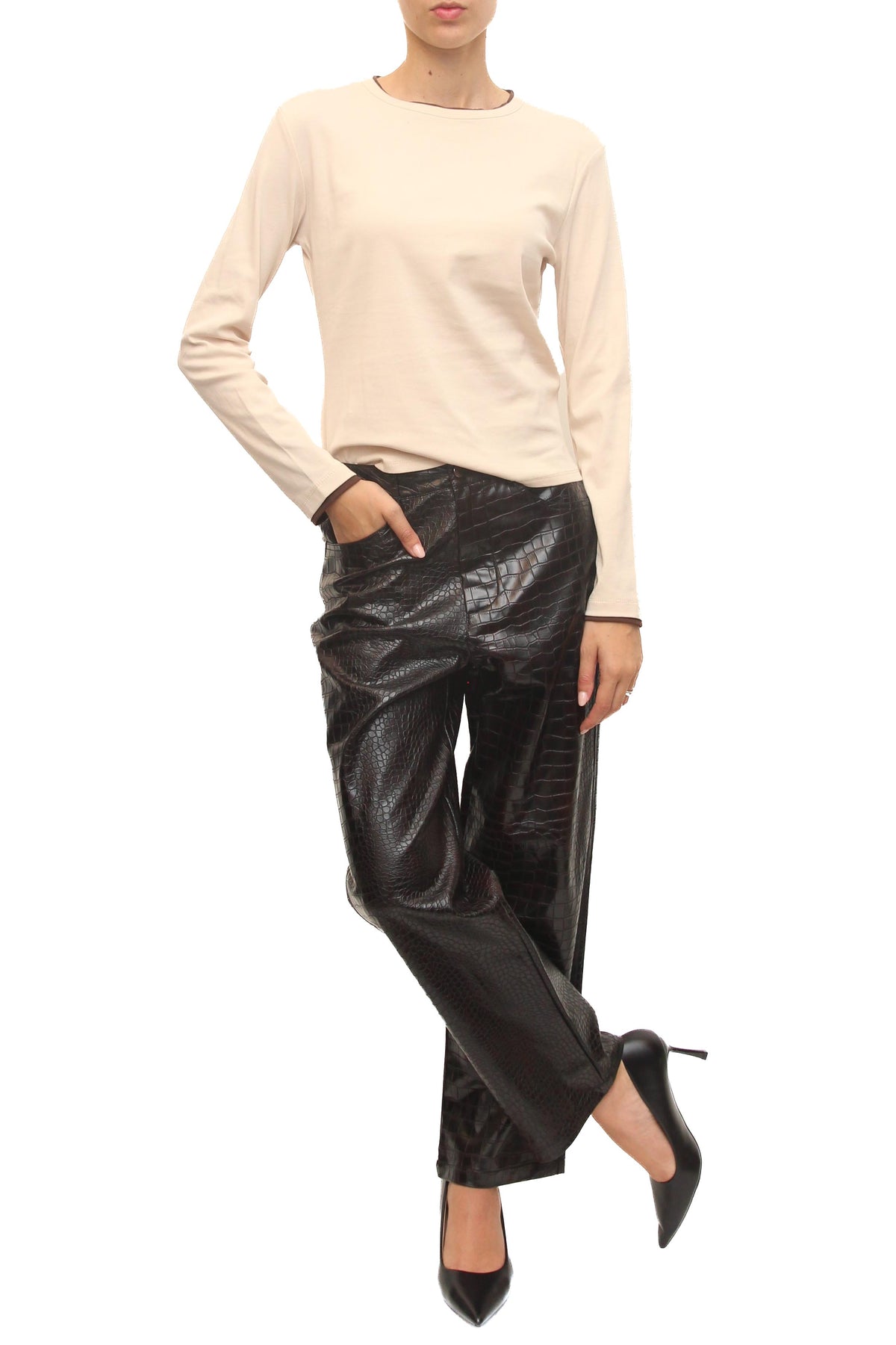LEVH - T-shirt Theresa - BEIGE