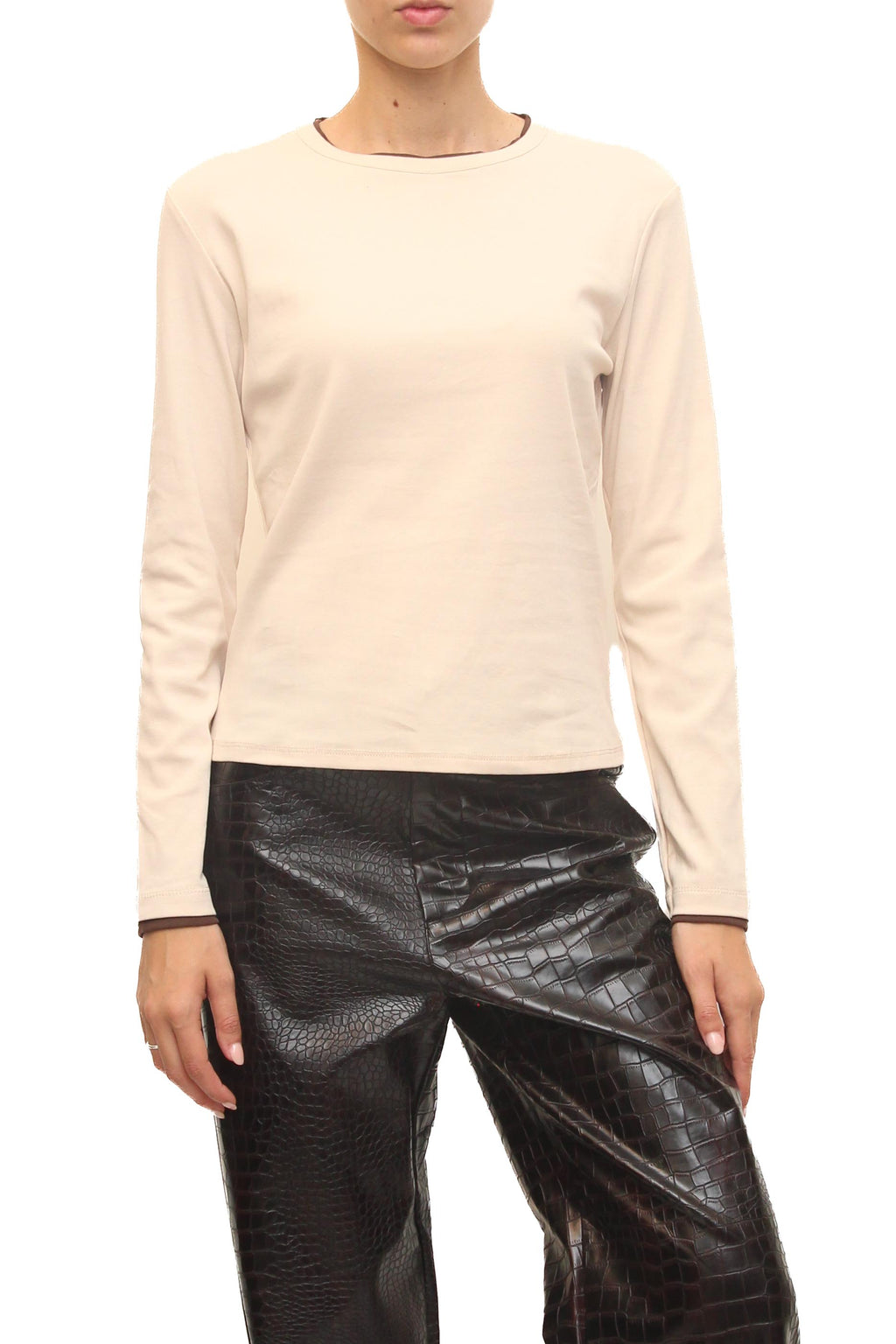 LEVH - T-shirt Theresa - BEIGE