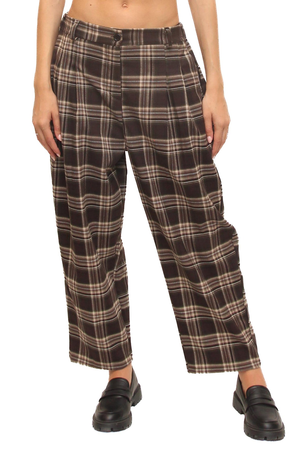LEVH - Pantalone Porsche - quadro tdm/panna/beige