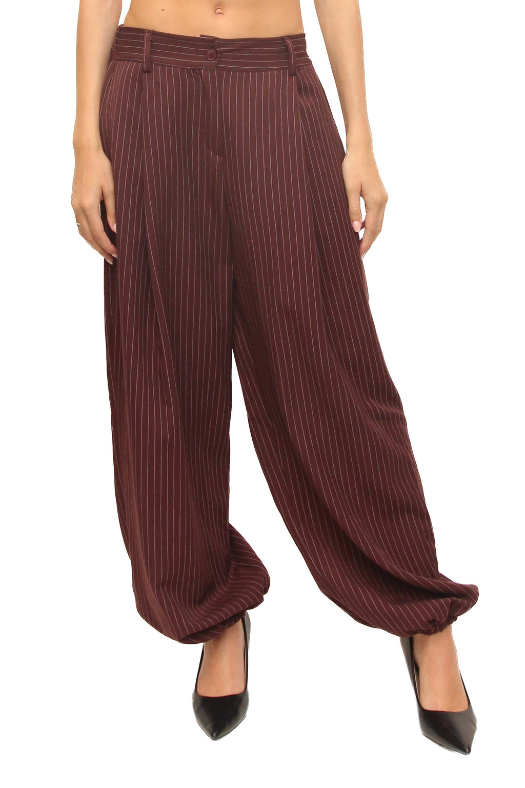 LEVH - Pantalone Pajok - gessato bordx