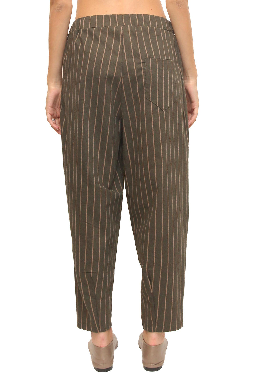 LEVH - Pantalone Perlie - Gessato militare/beige