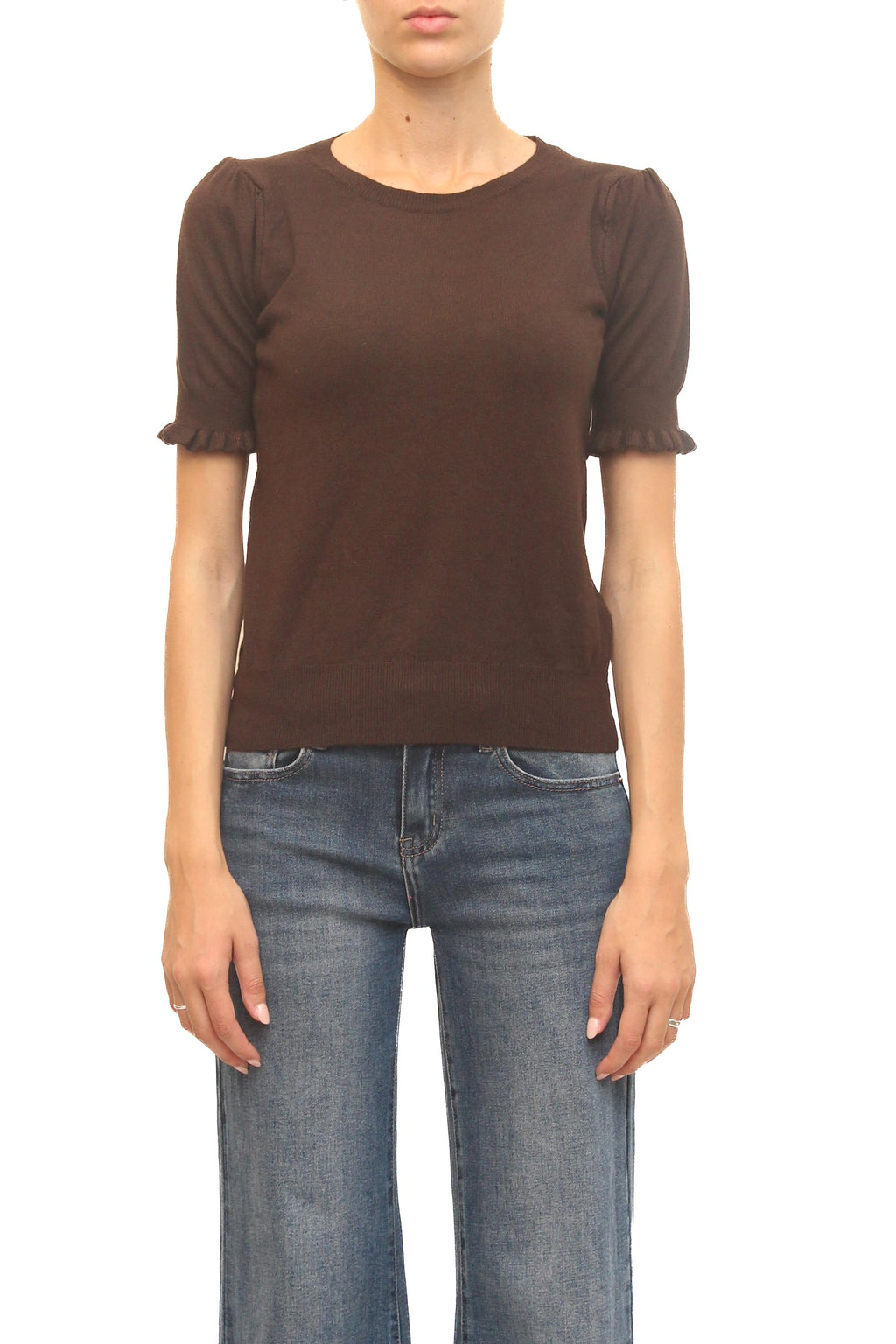 LEVH - Maglia Medan - MARRONE