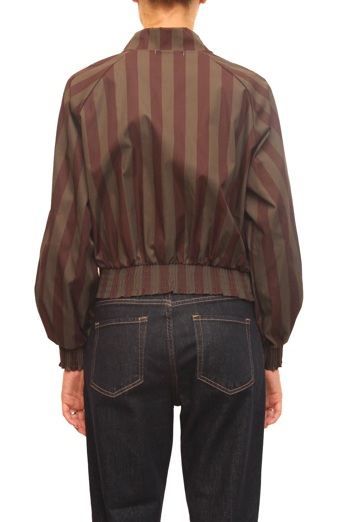 LEVH - Bomber Brittani - Riga marrone/militare