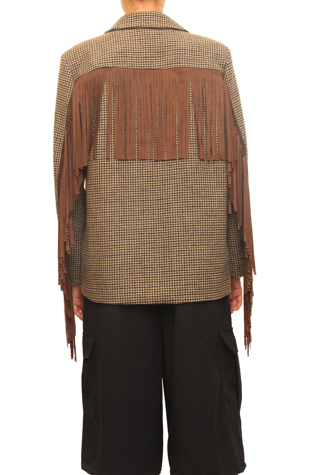 LEVH - Blazer Bangkok - pied-de-poule nero/moro
