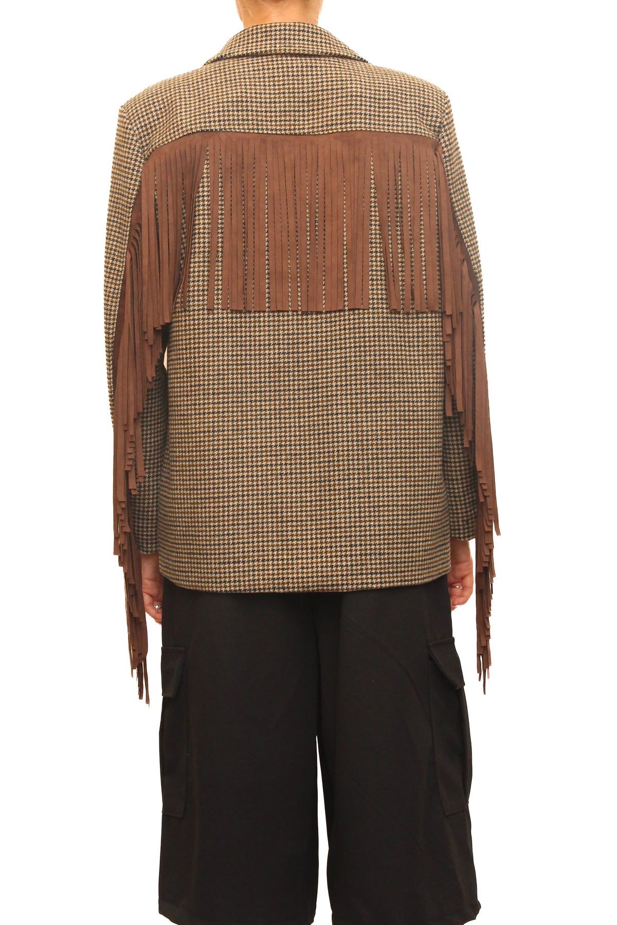 LEVH - Blazer Bangkok - pied-de-poule nero/moro
