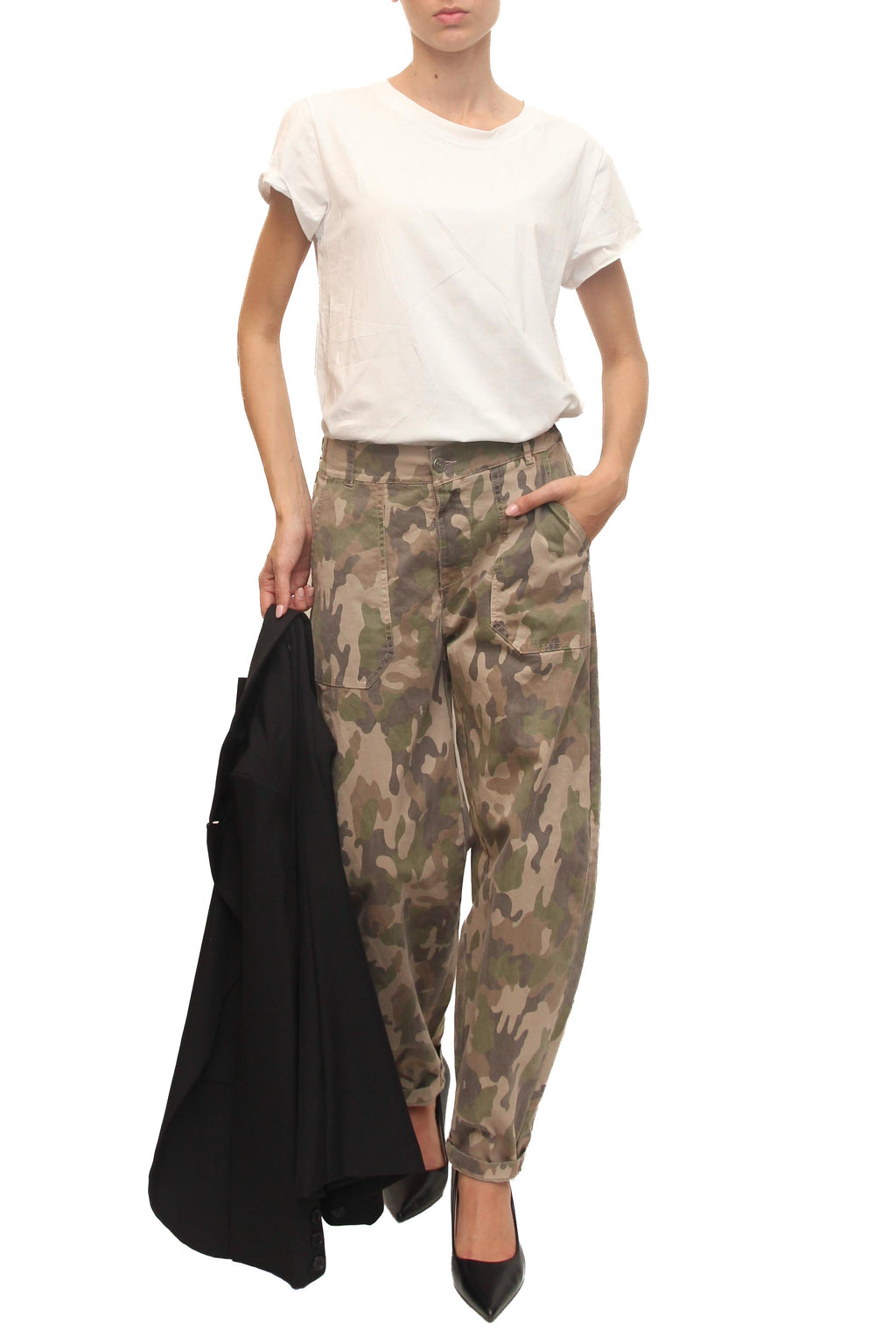 LEVH - Pantalone Pamuya - Camouflage beige