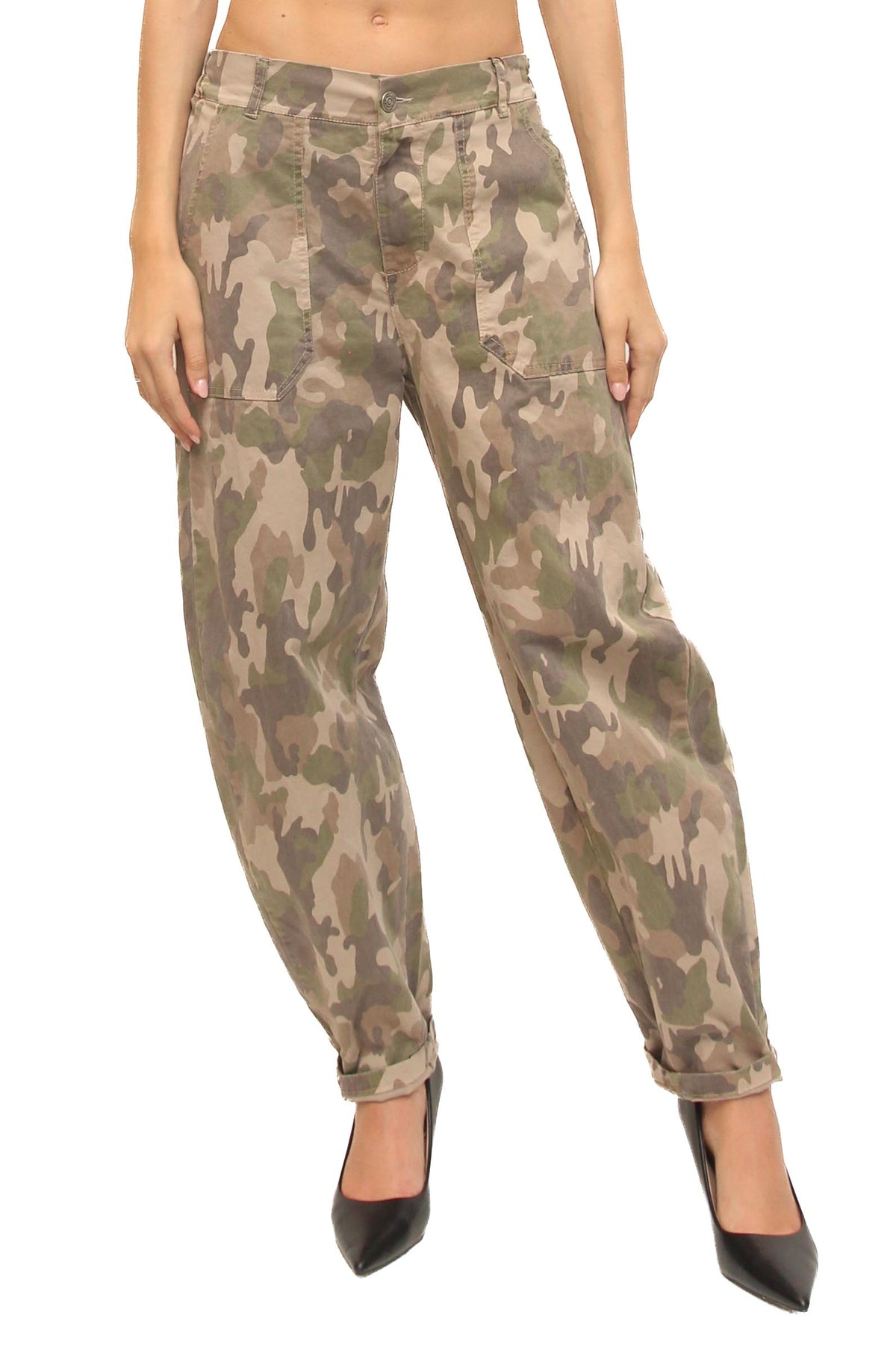 LEVH - Pantalone Pamuya - Camouflage beige
