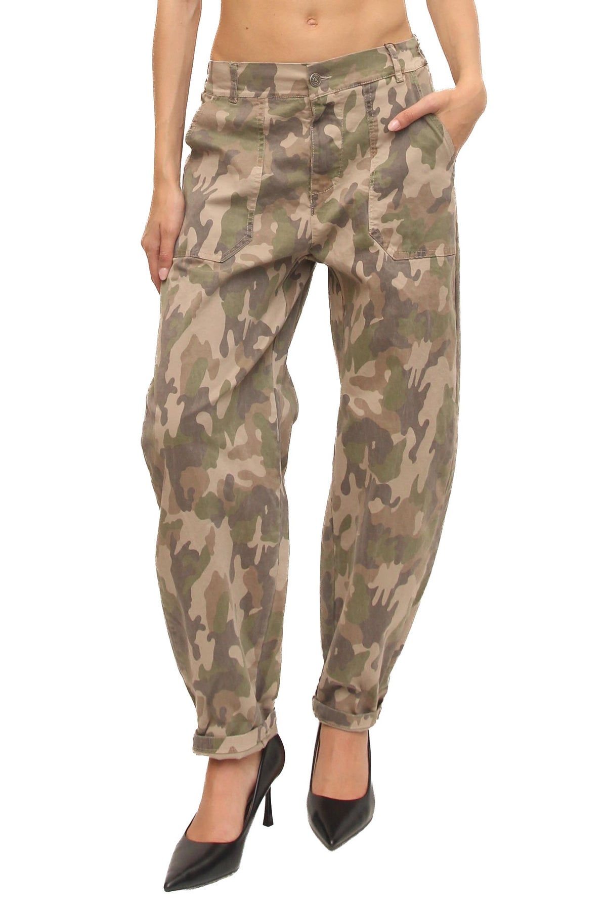 LEVH - Pantalone Pamuya - Camouflage beige