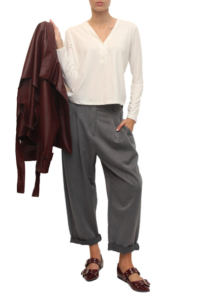 LEVH - Pantalone Penélope - GRIGIO CHIARO