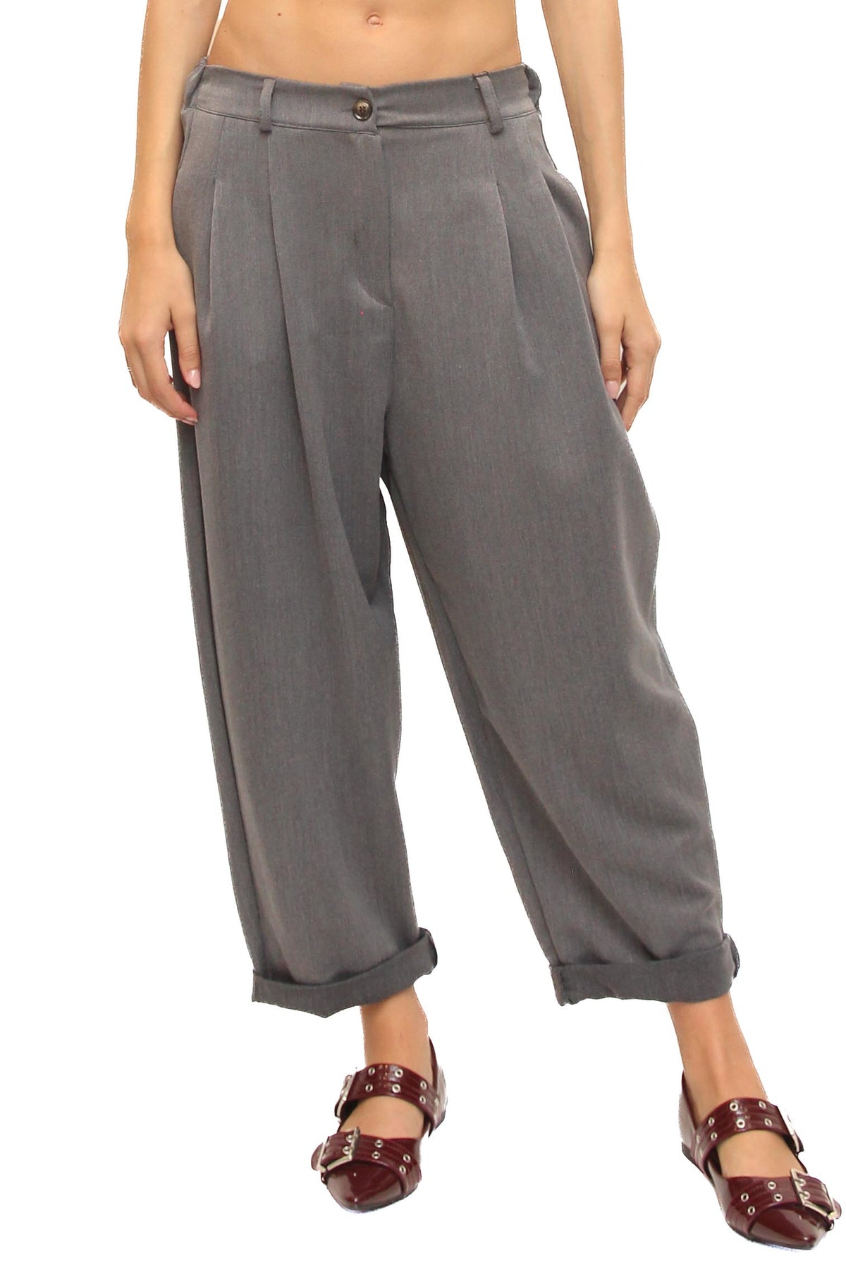 LEVH - Pantalone Penélope - GRIGIO CHIARO