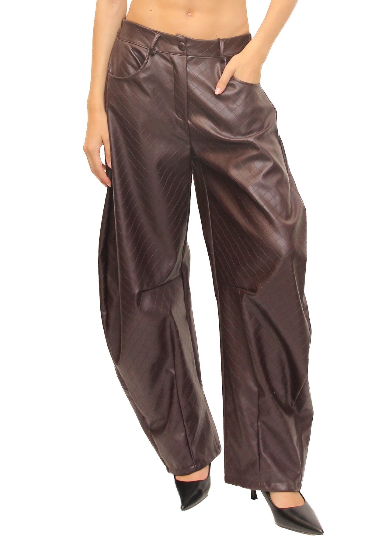 LEVH - Pantalone Pakuna - MARRONE