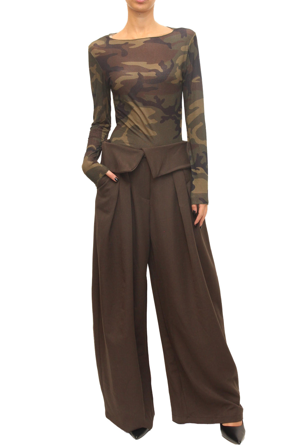 LEVH - Pantalone Palmerston - MARRONE