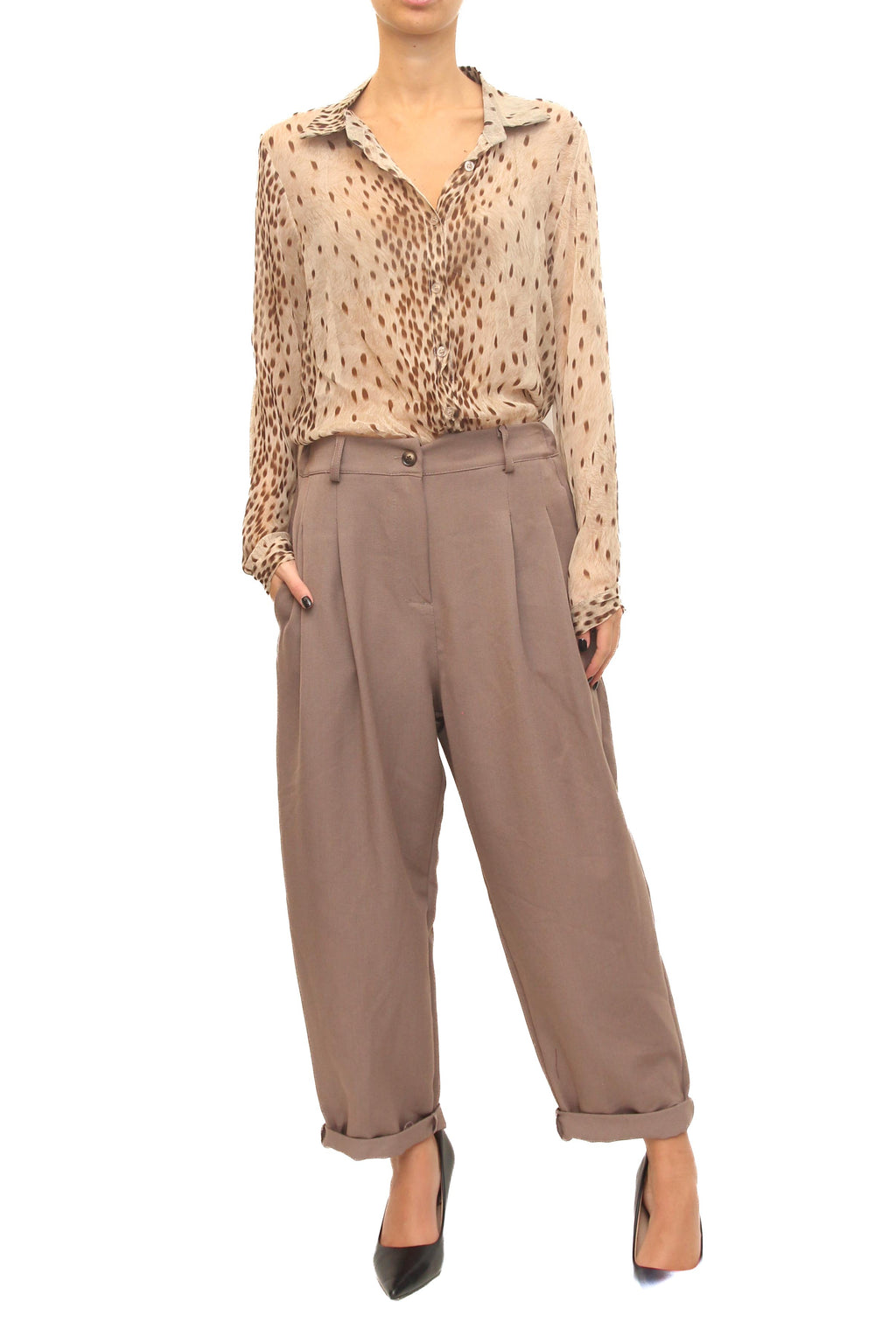 LEVH - Camicia Cevie - Maculato beige
