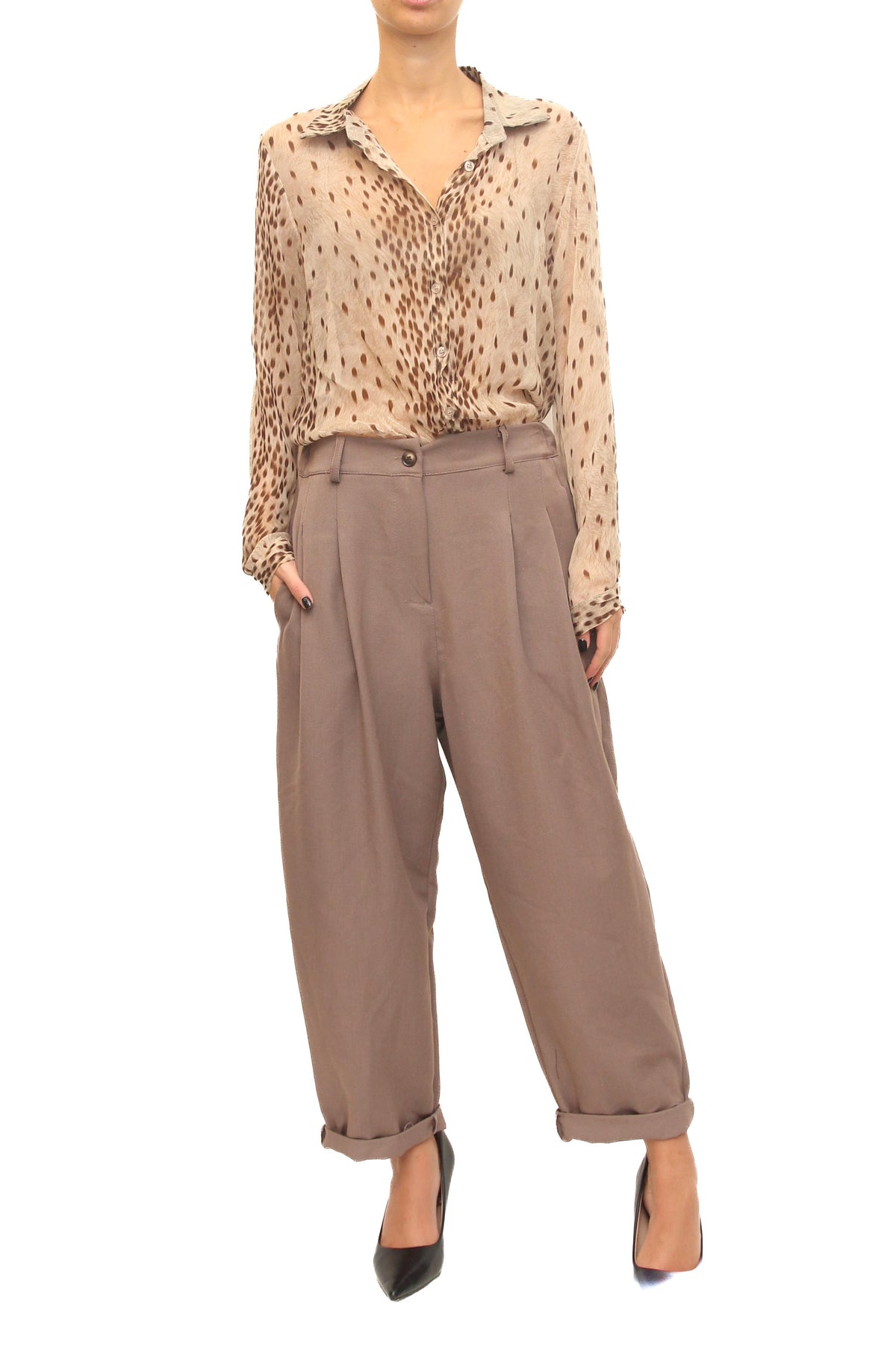 LEVH - Camicia Cevie - Maculato beige