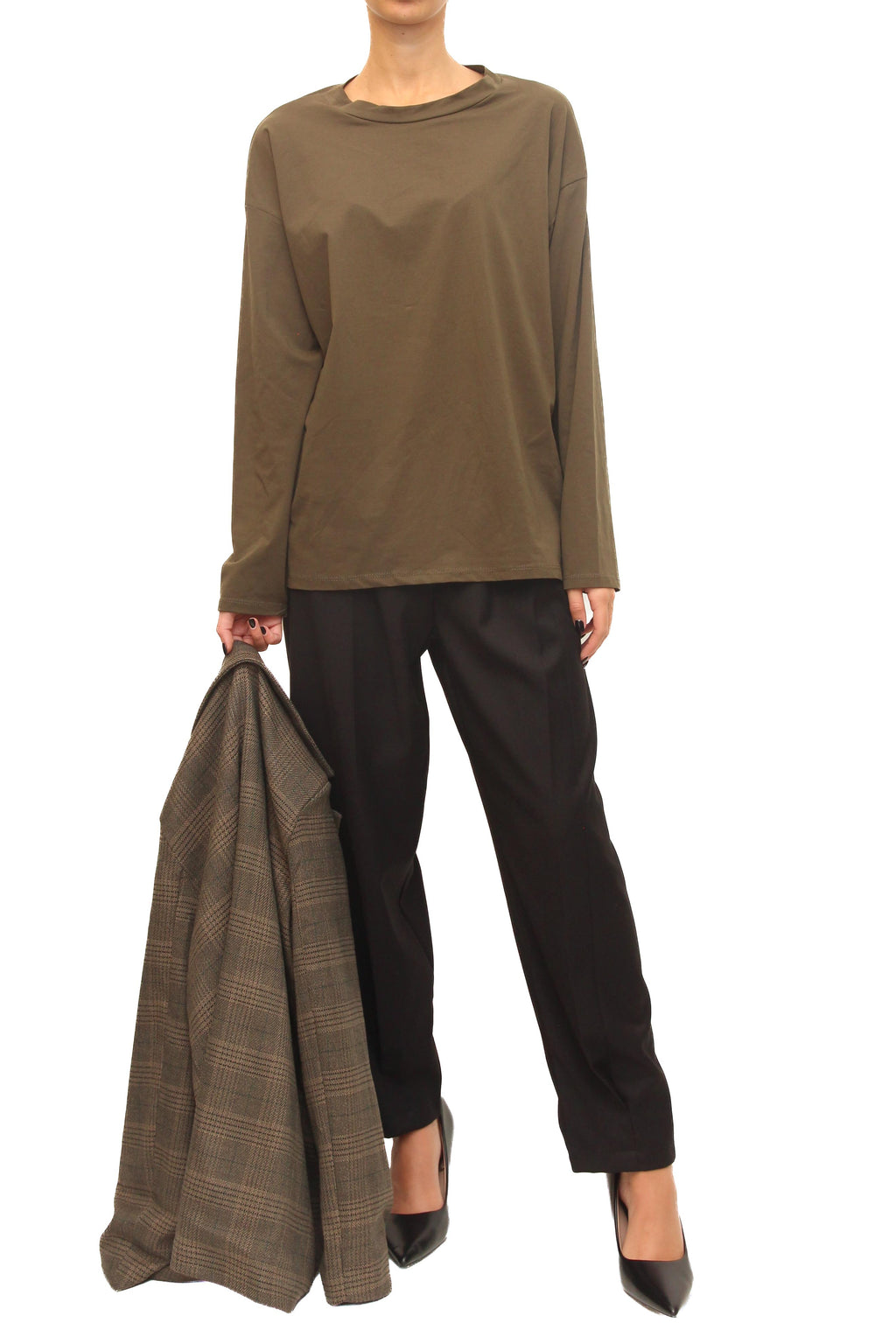 LEVH - T-shirt Tamila - MILITARE