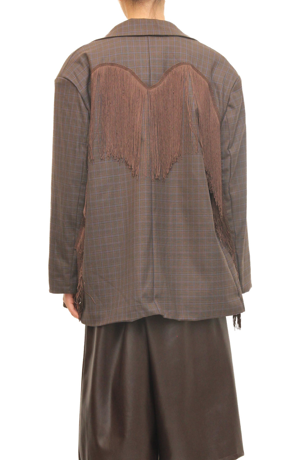 LEVH - Blazer Berane - Check marrone