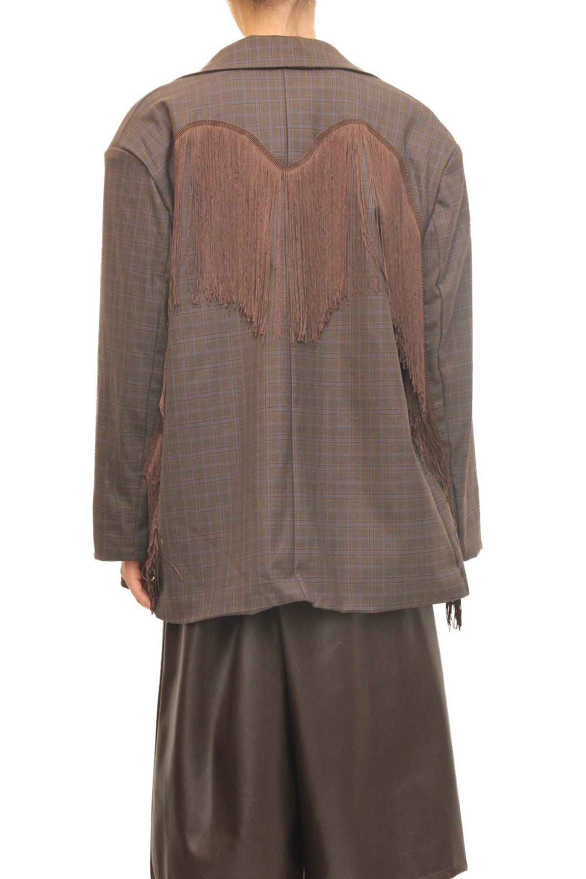 LEVH - Blazer Berane - Check marrone