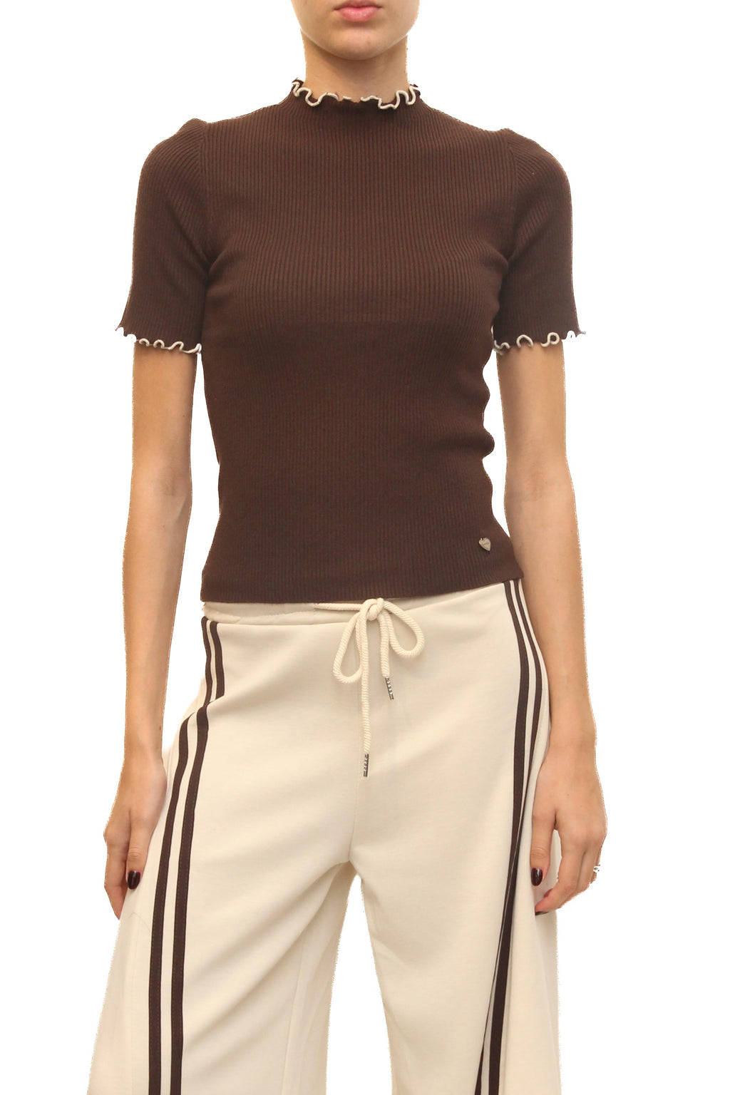 LEVH - Maglia Marjory - MARRONE