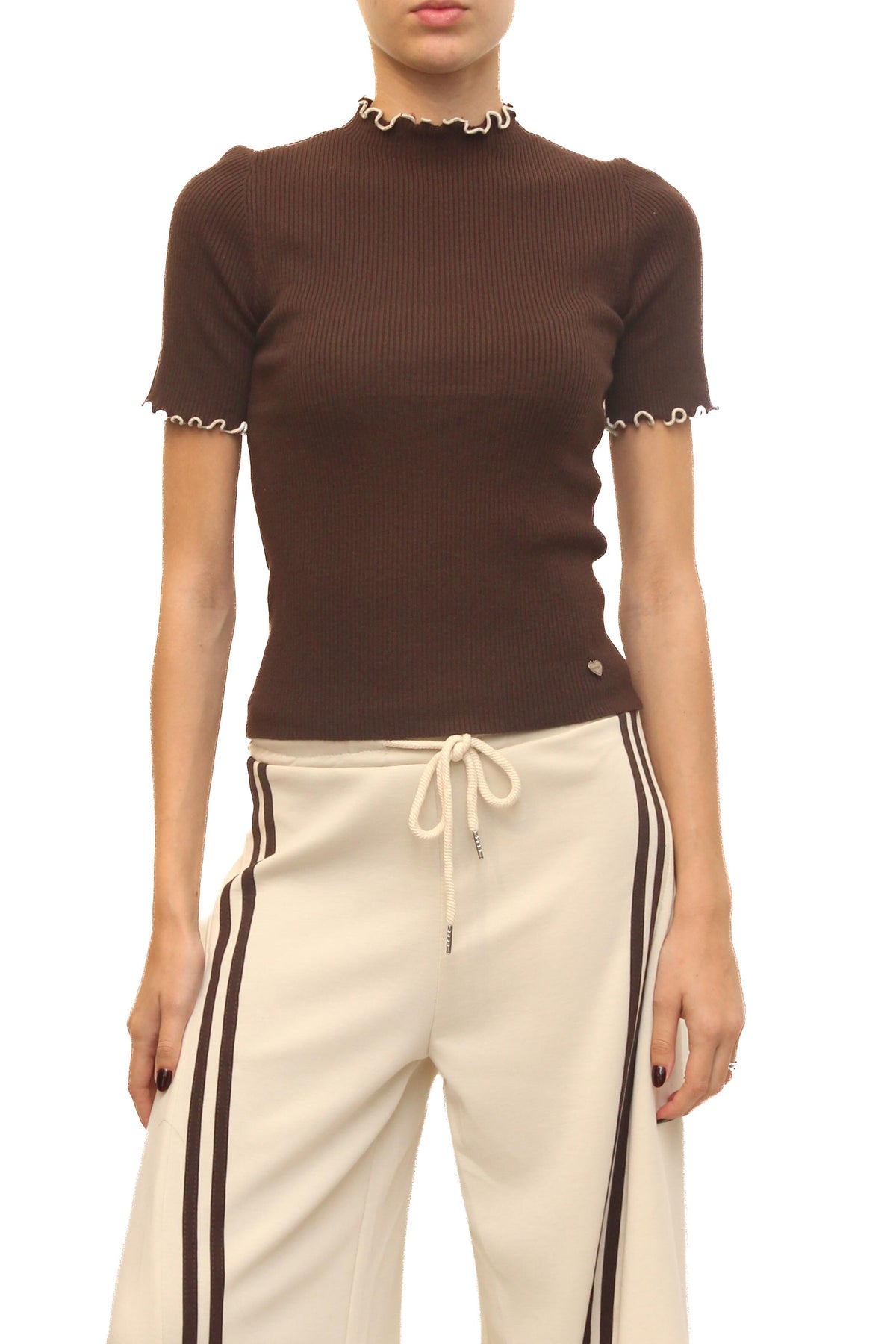 LEVH - Maglia Marjory - MARRONE