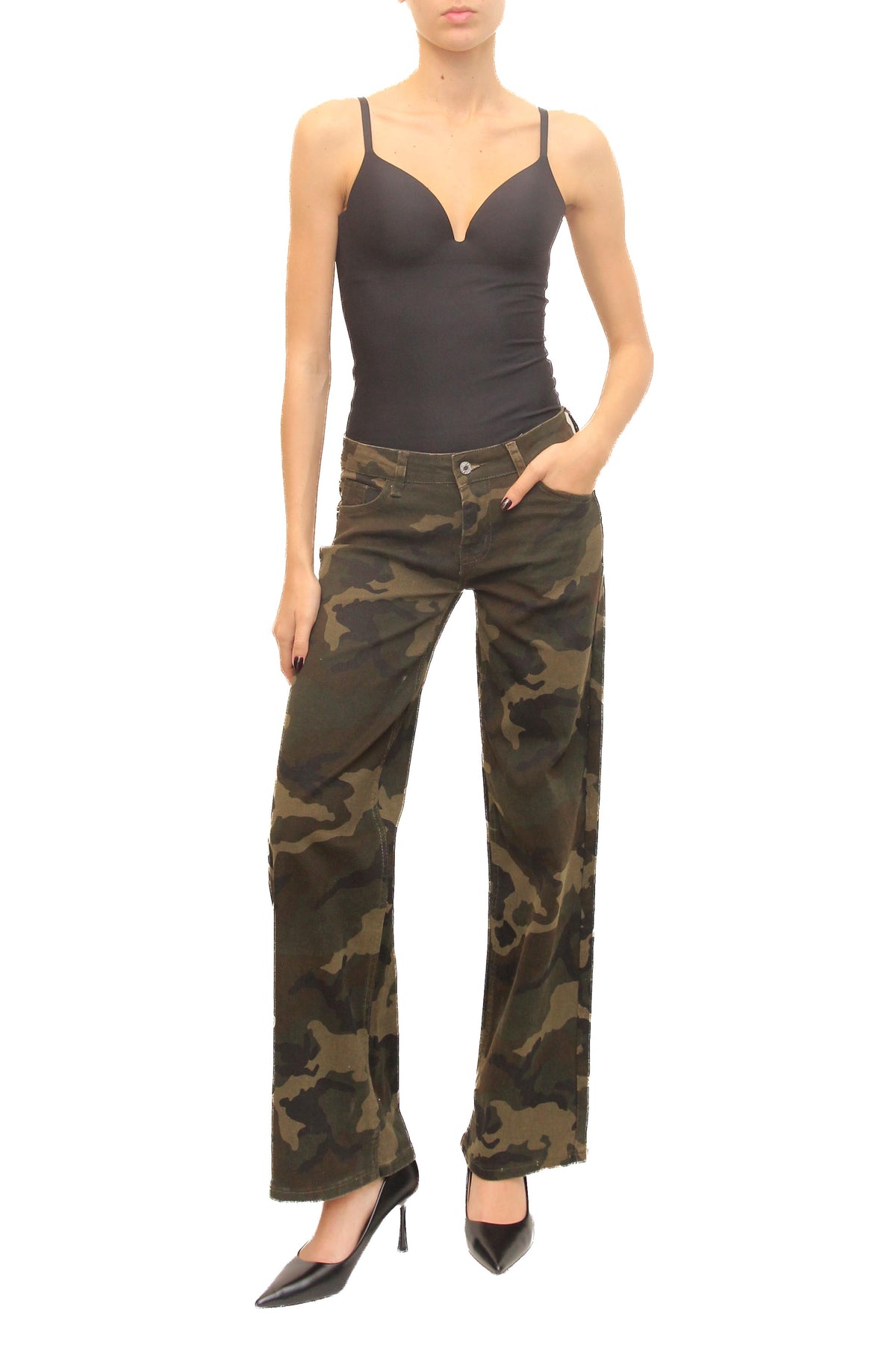 LEVH - Jeans July - Denim camouflage