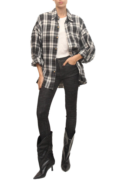 LEVH - Camicia Coco - Quadro bia/ner