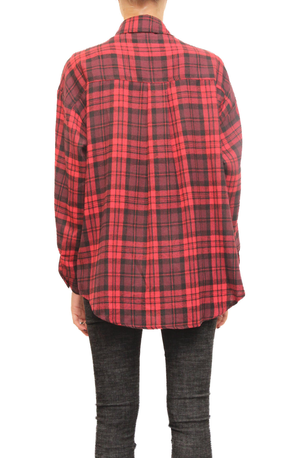 LEVH - Camicia Culemborg - Quadro nero/rosso