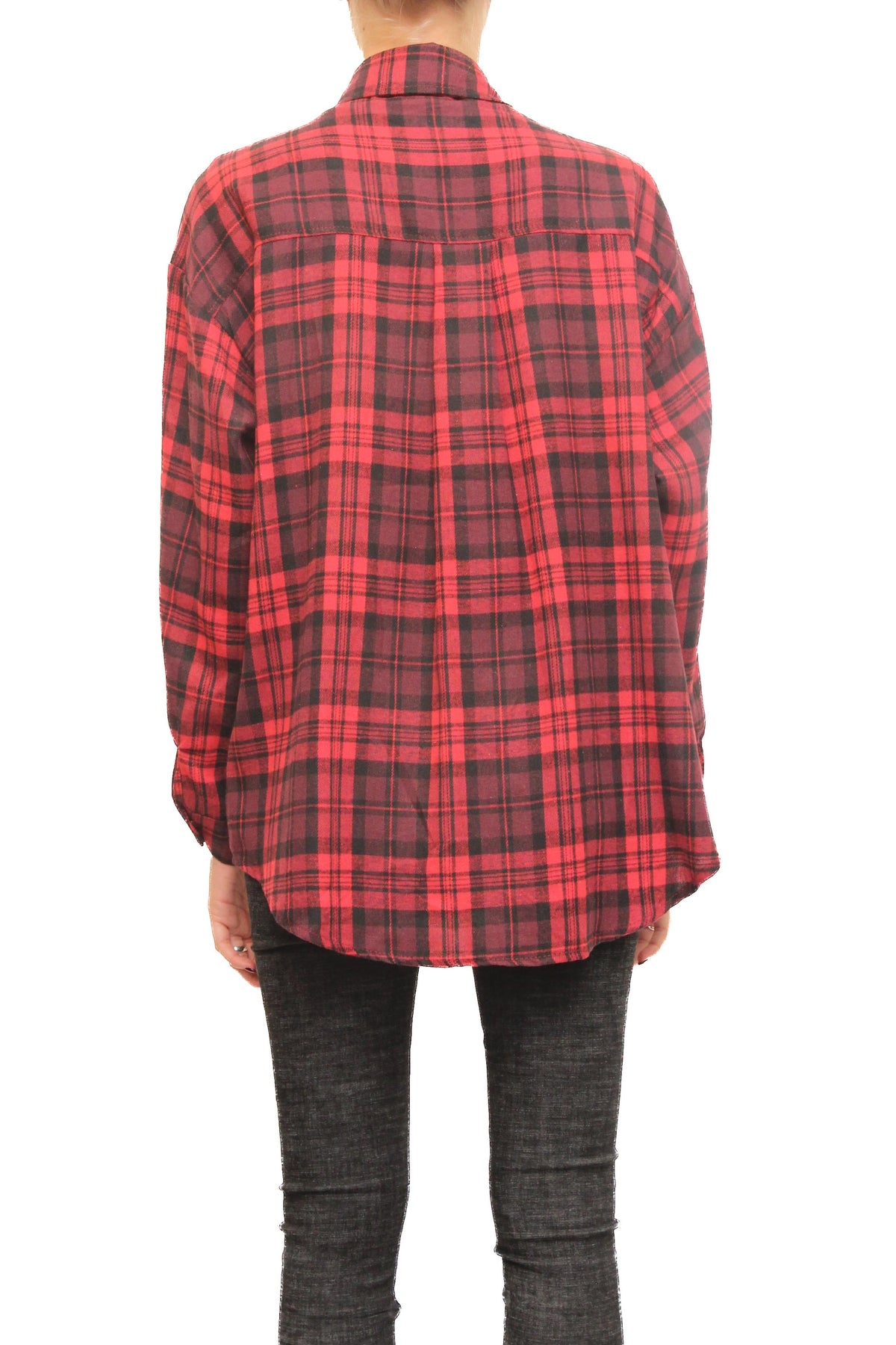 LEVH - Camicia Culemborg - Quadro nero/rosso