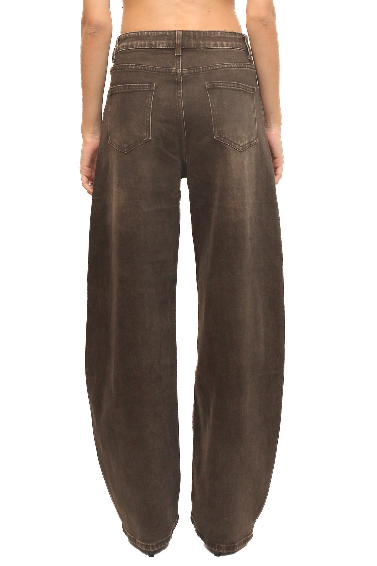 LEVH - Jeans Joleen - Denim marrone