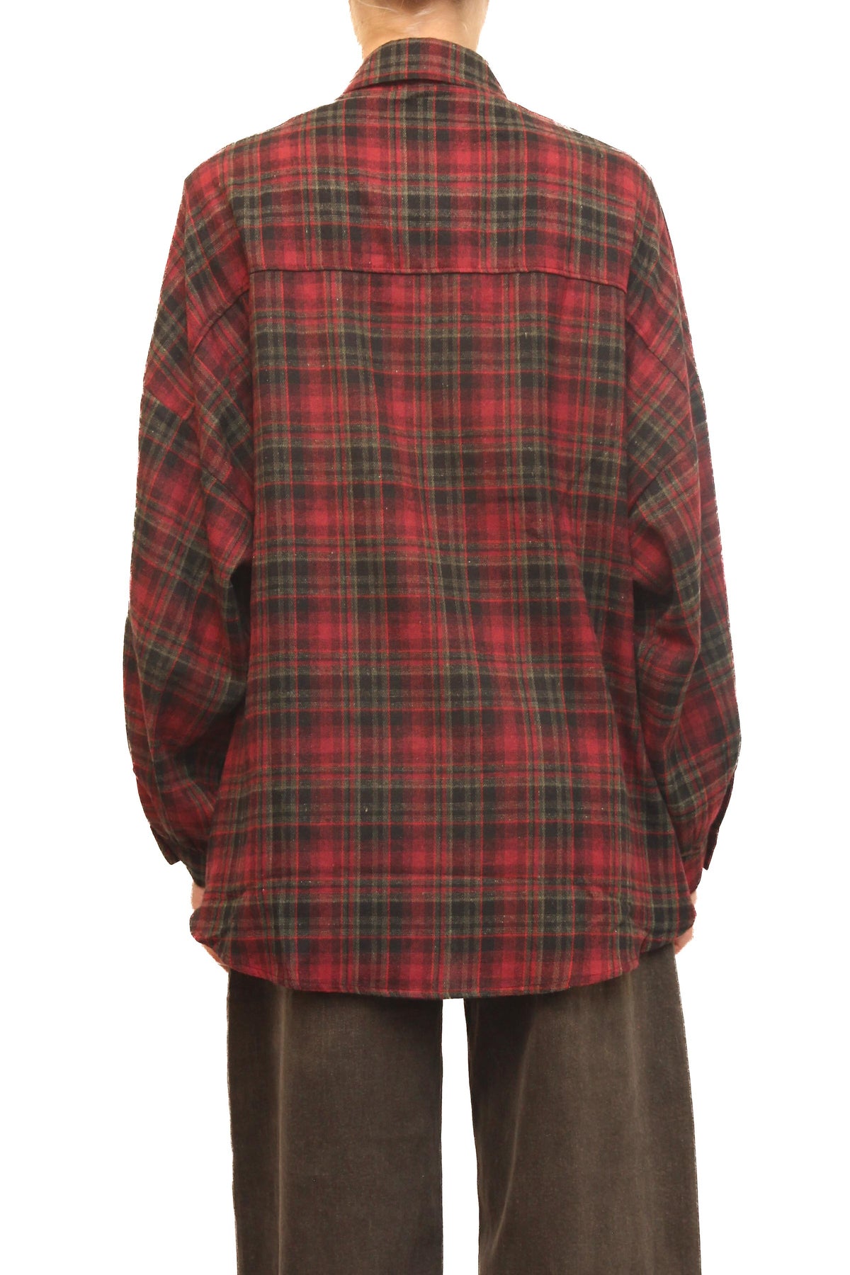 LEVH - Camicia Coco - Quadro rosso/mili