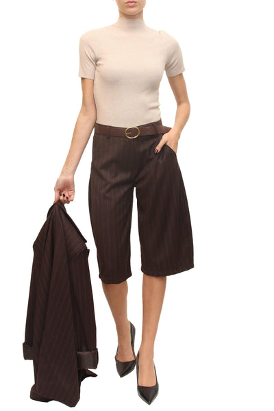 LEVH - Bermuda Balenzia - Riga marrone/beige