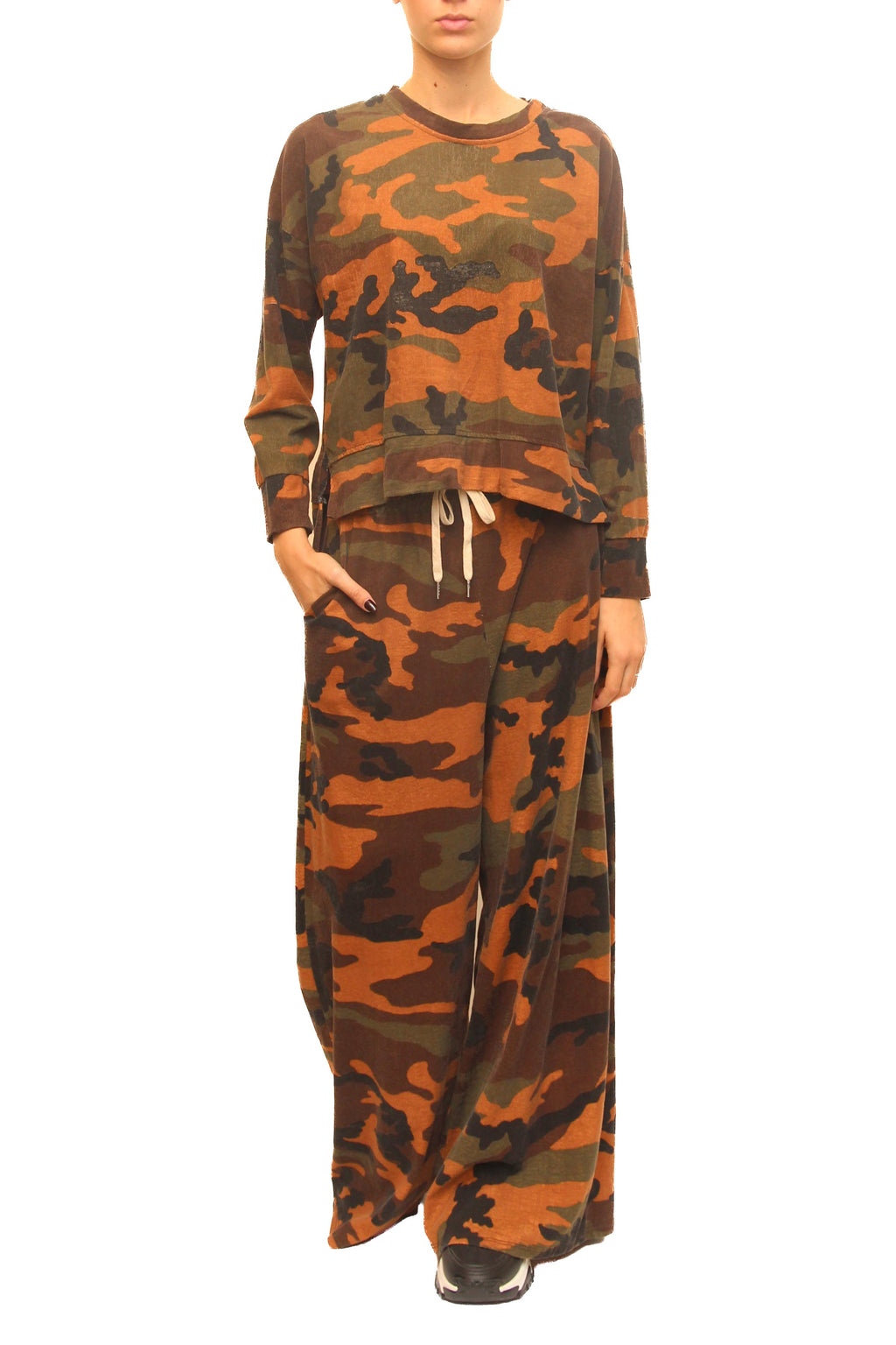 LEVH - Pantalone Pamina - Camouflage ruggine