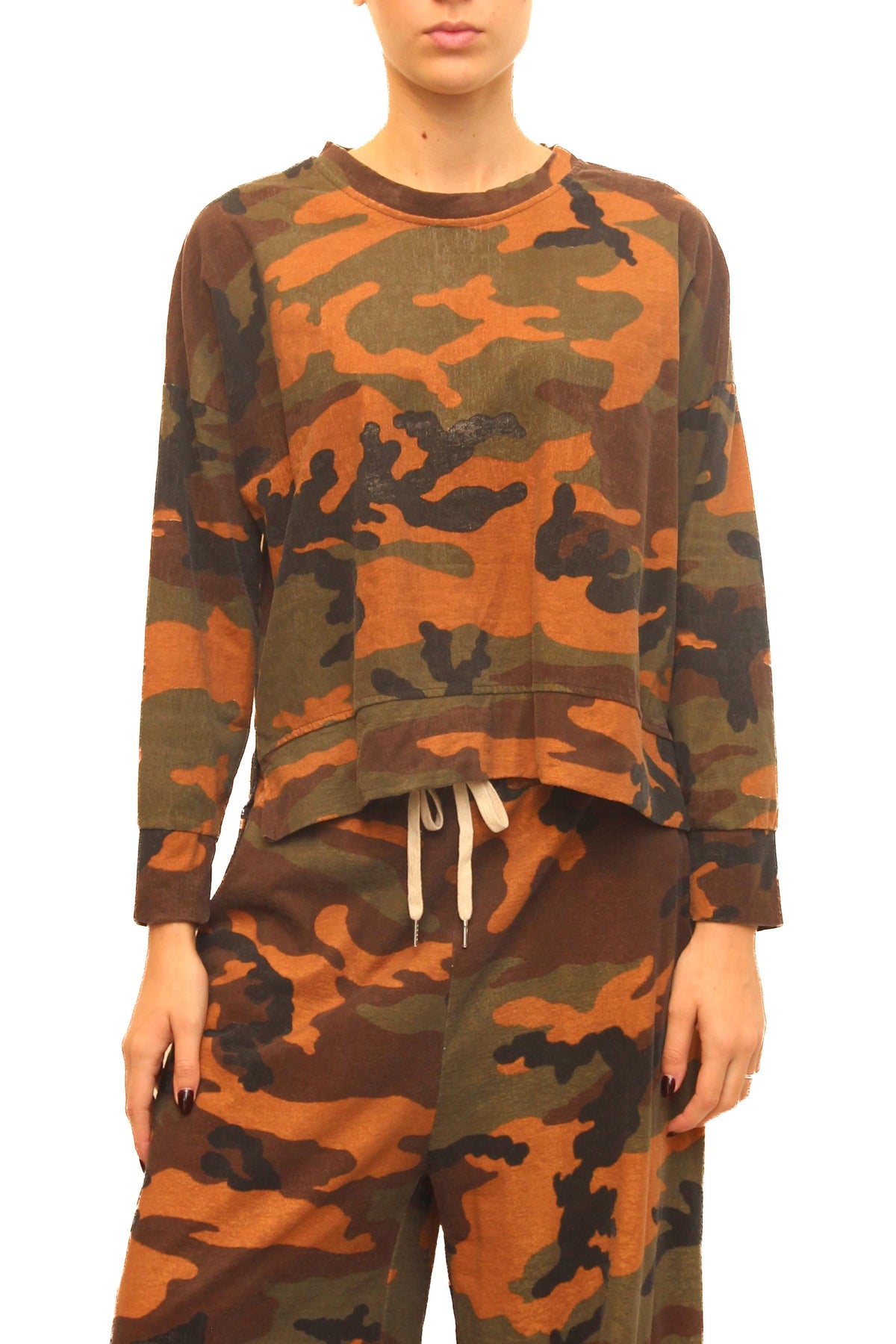 LEVH - Maglia Monike - Camouflage ruggine