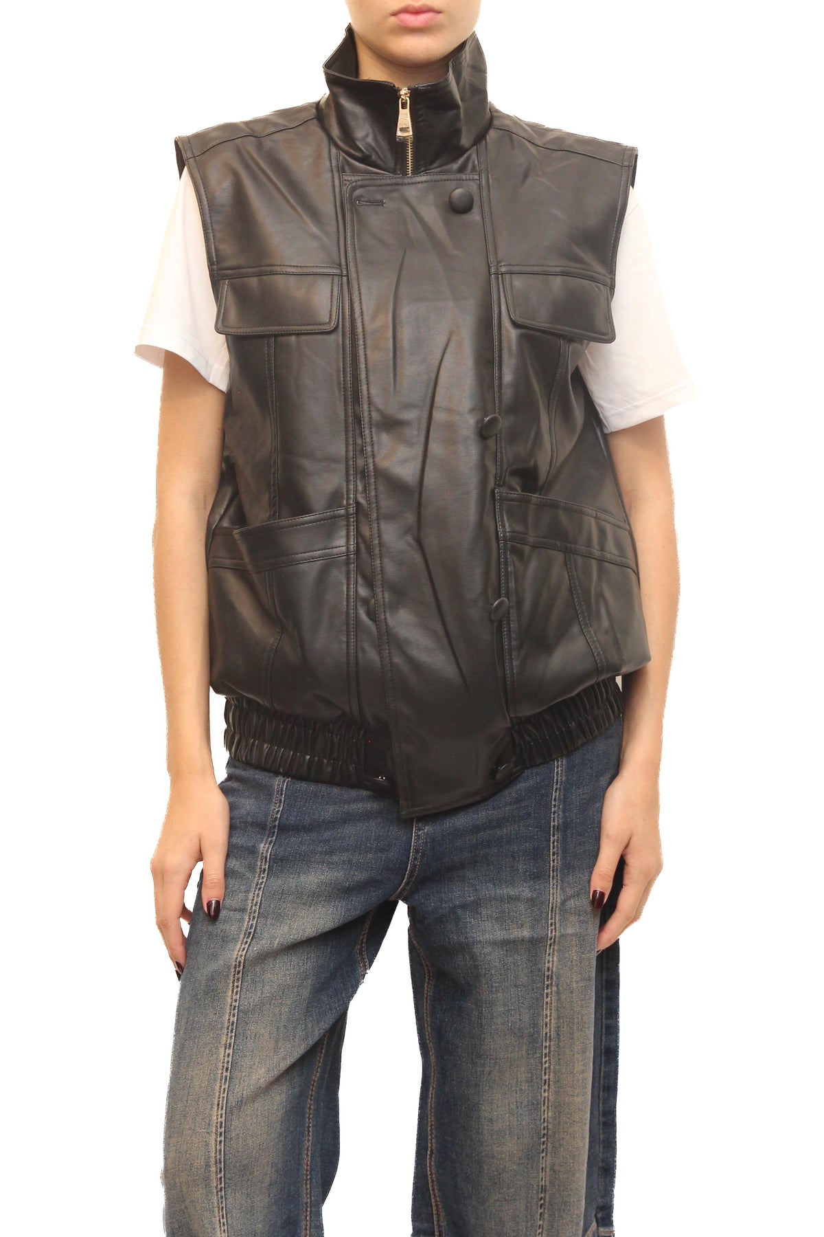LEVH - Gilet Glanum - Nero
