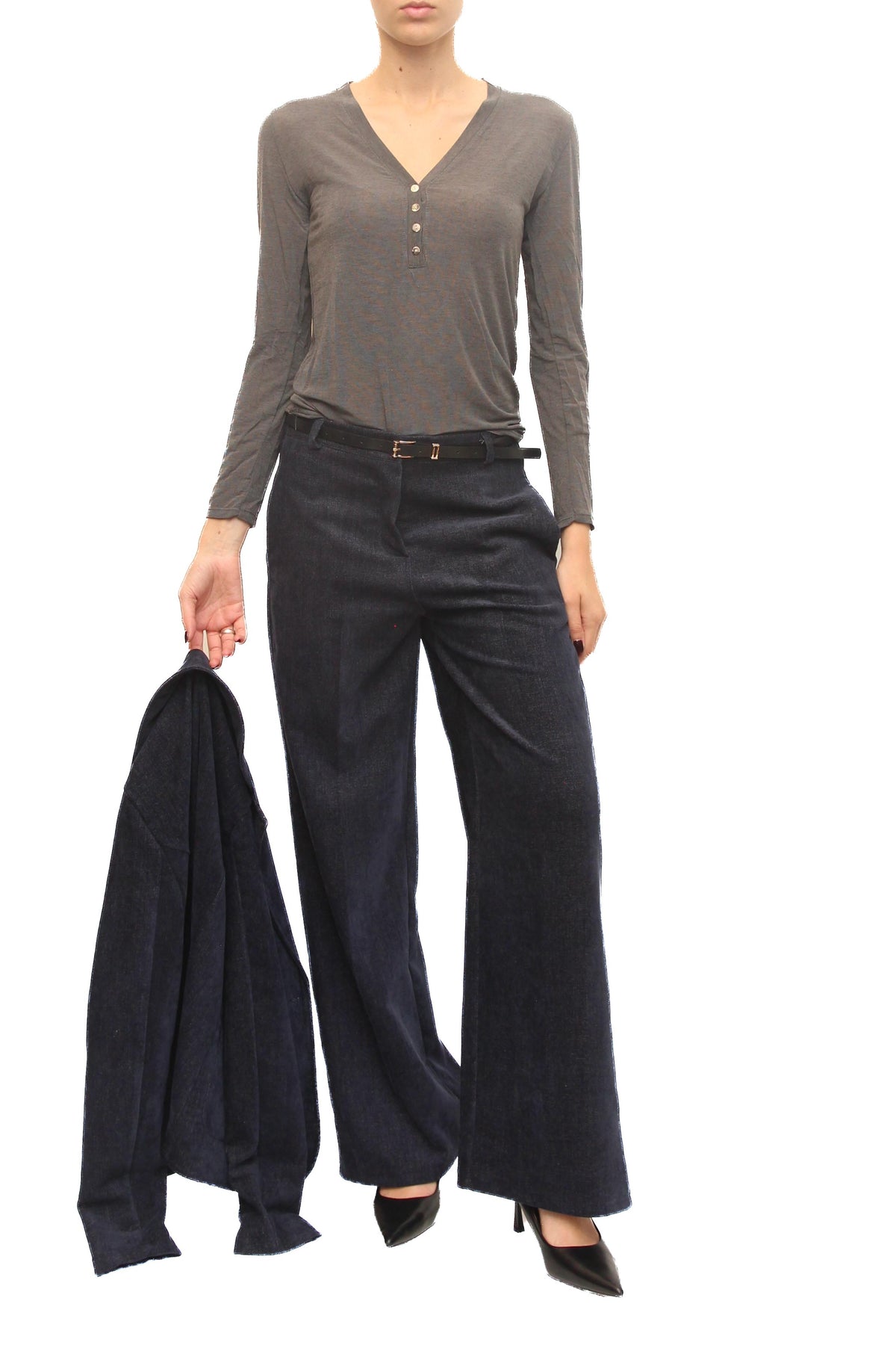 LEVH - Pantalone Port - BLU