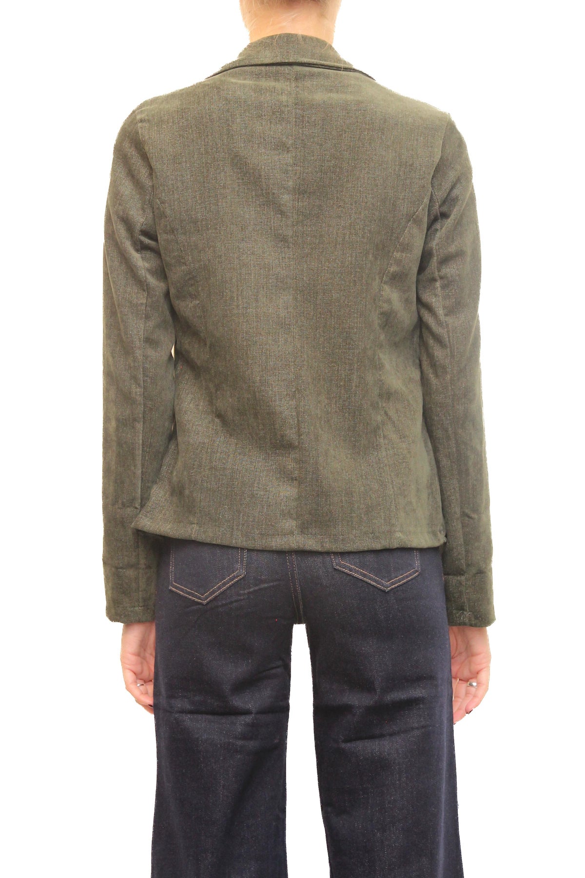 LEVH - Blazer Blanca - VERDE