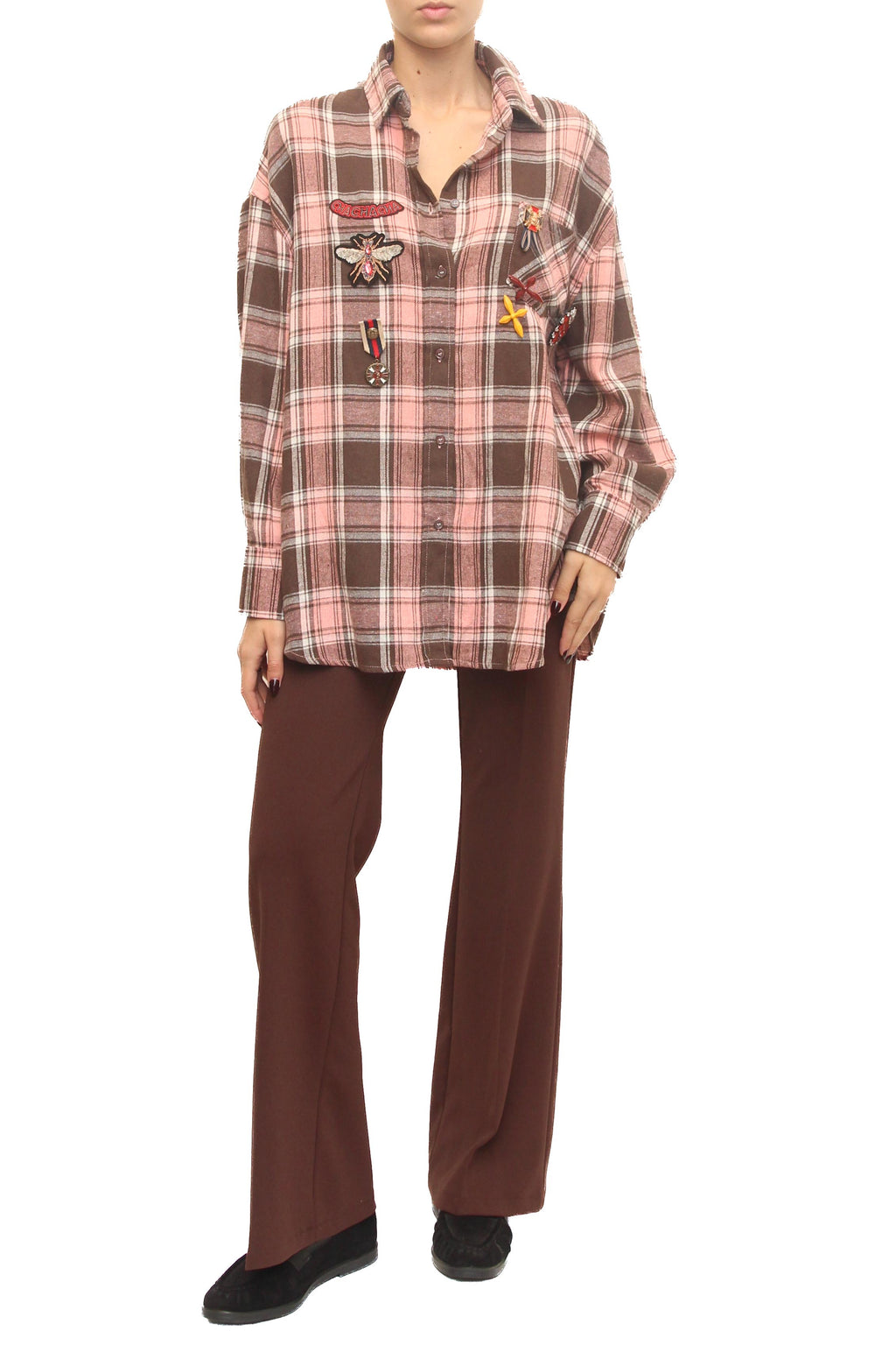 LEVH - Camicia Ceuta - Check rosa