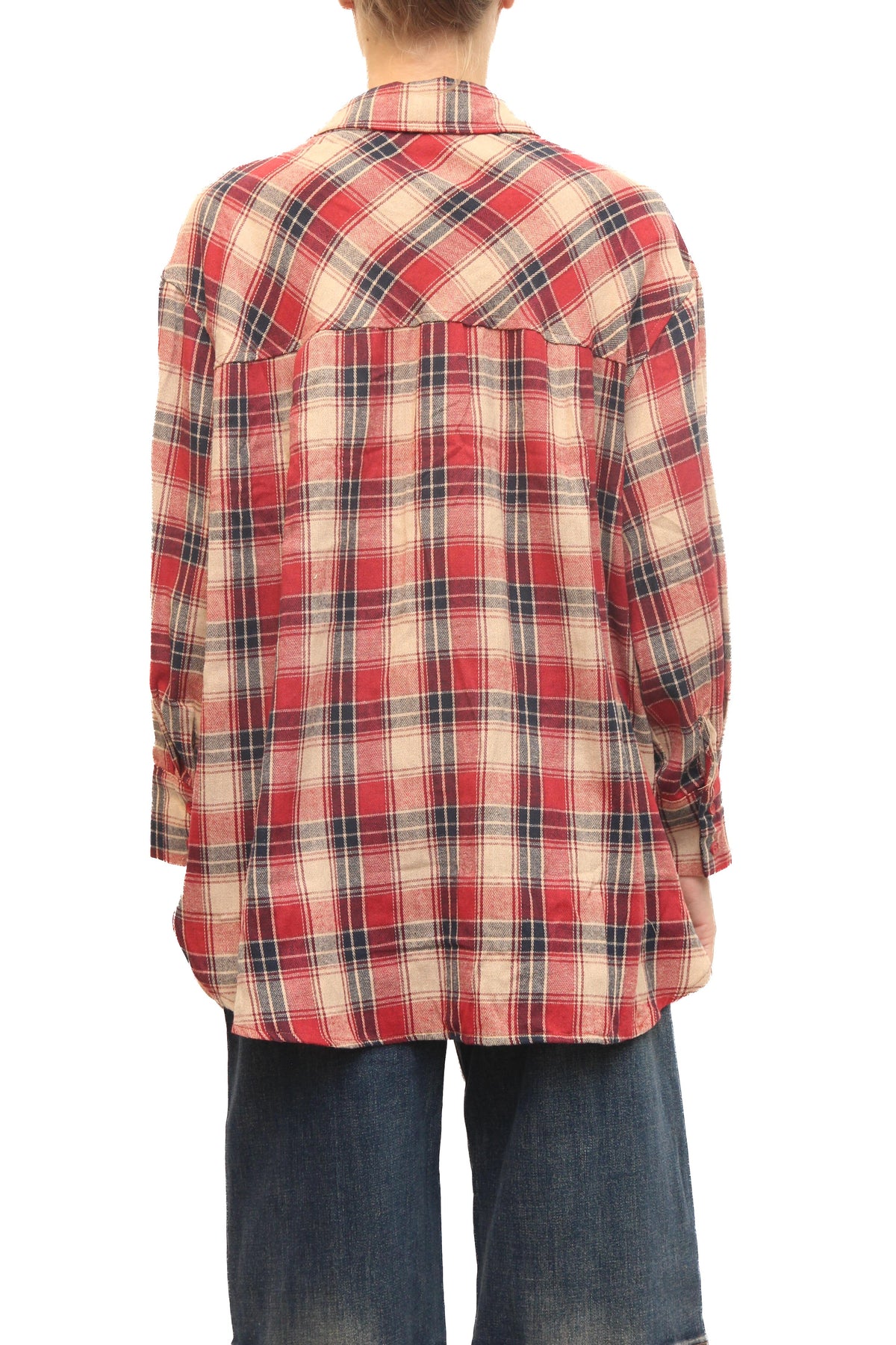 LEVH - Camicia Chantel - Check rosso
