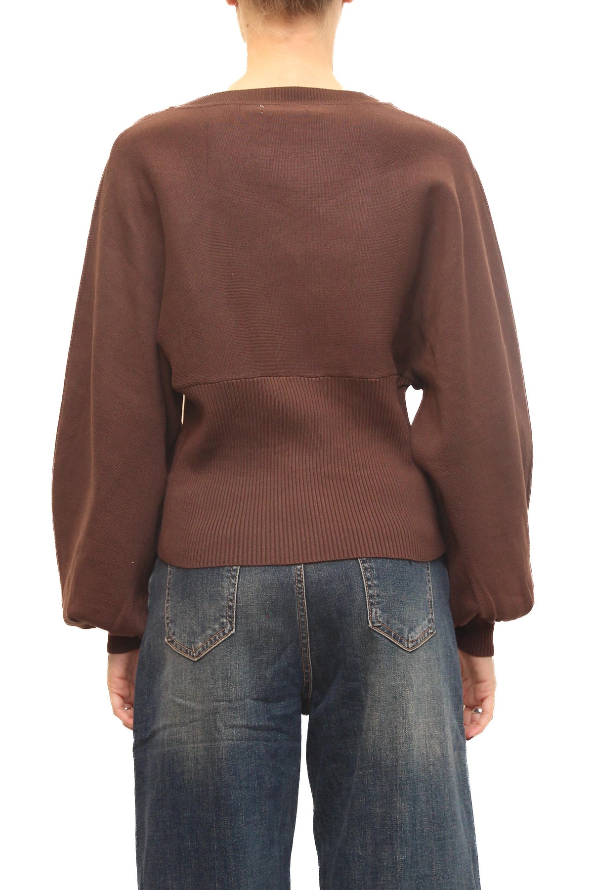 LEVH - Maglia Makayla - MARRONE