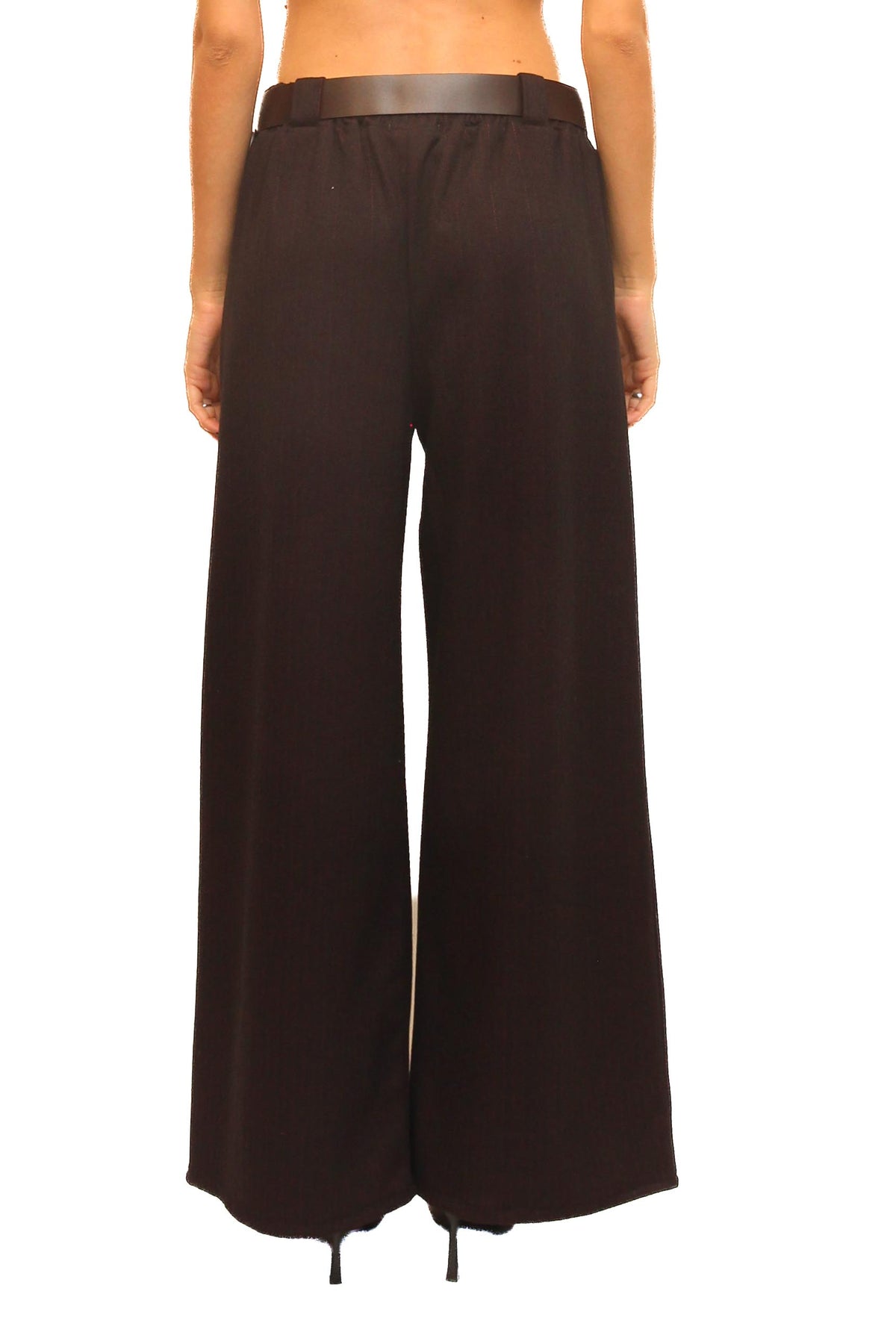 LEVH - Pantalone Philothea - Spina di pesce prugna