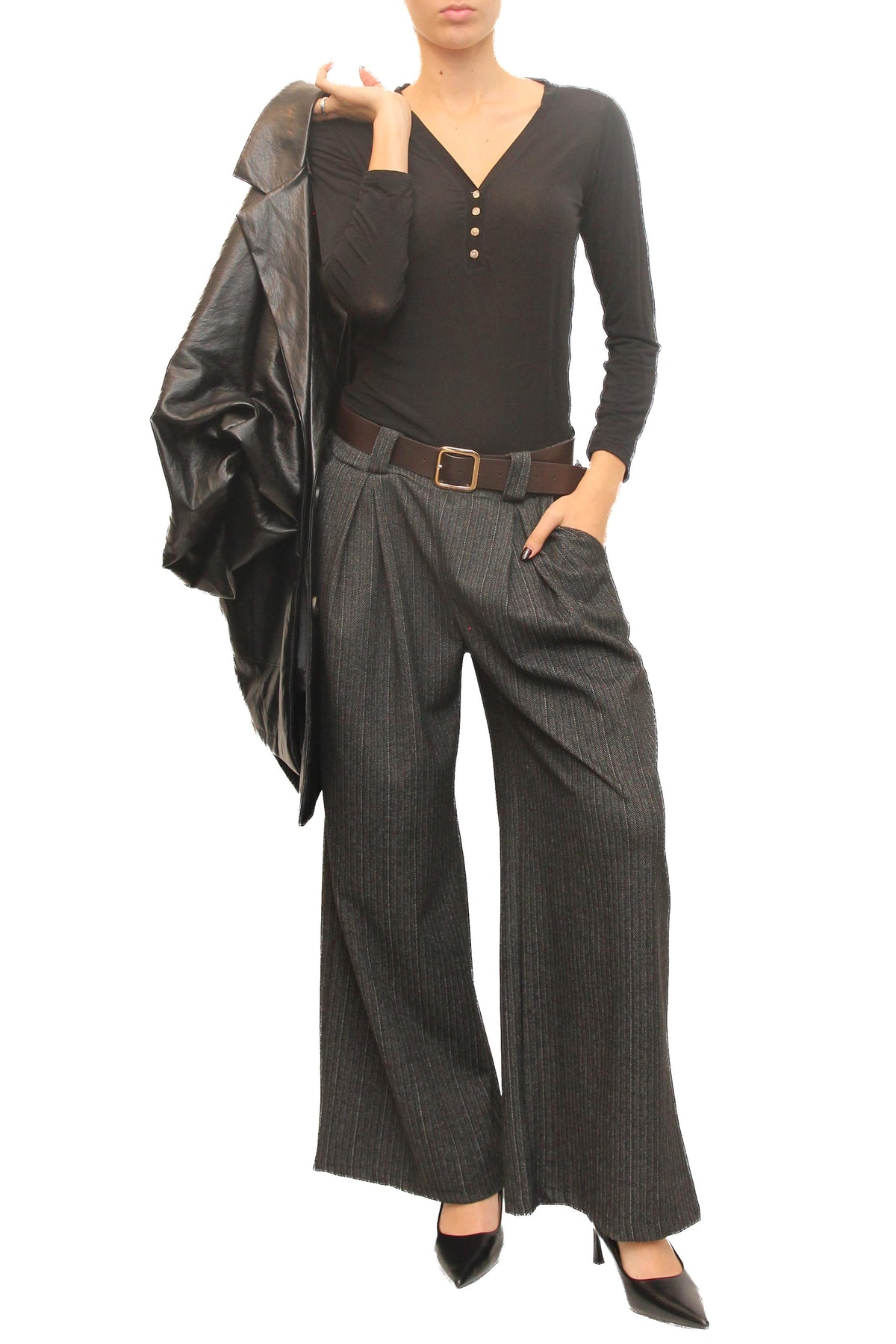 LEVH - Maglia Marsha - NERO