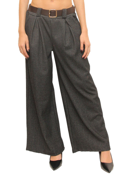 LEVH - Pantalone Philothea - Spina di pesce nero