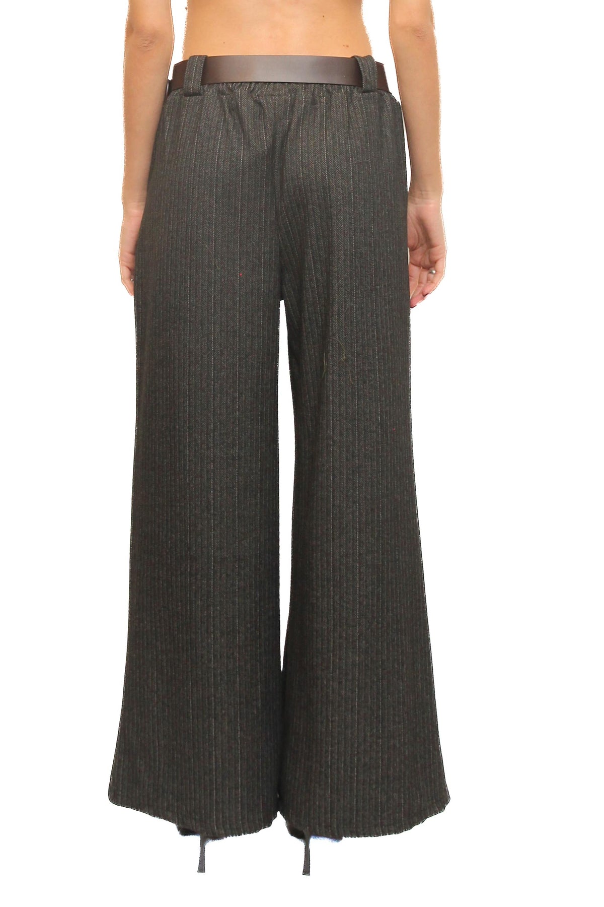 LEVH - Pantalone Philothea - Spina di pesce nero