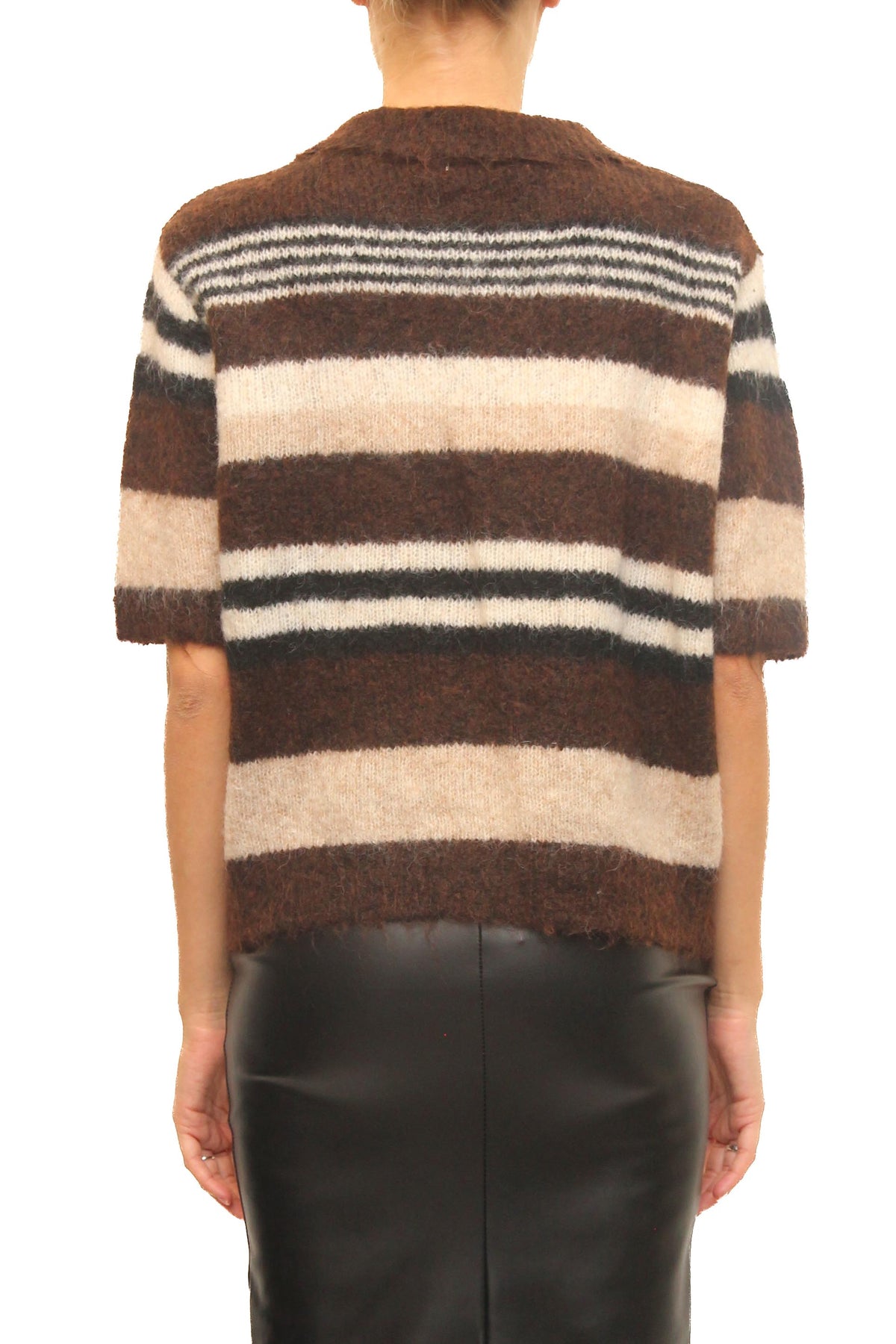 LEVH - Polo Maddison - Riga nero/marr/beige