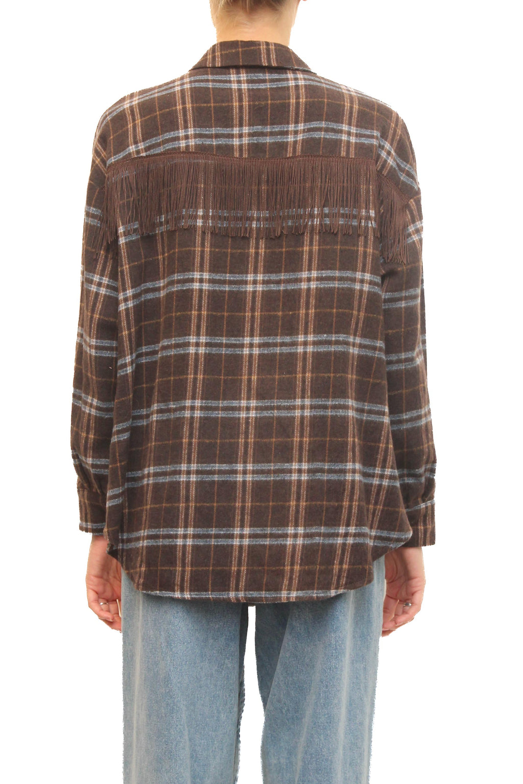 LEVH - Camicia Cordova - Check marrone/celeste